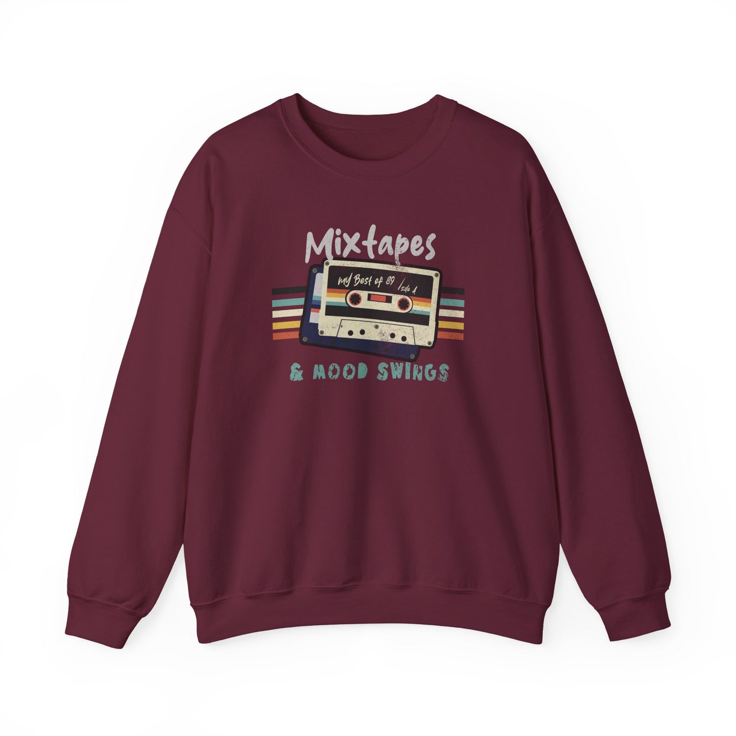 Retro Mixtape and Mood Swings - Unisex Sweatshirt