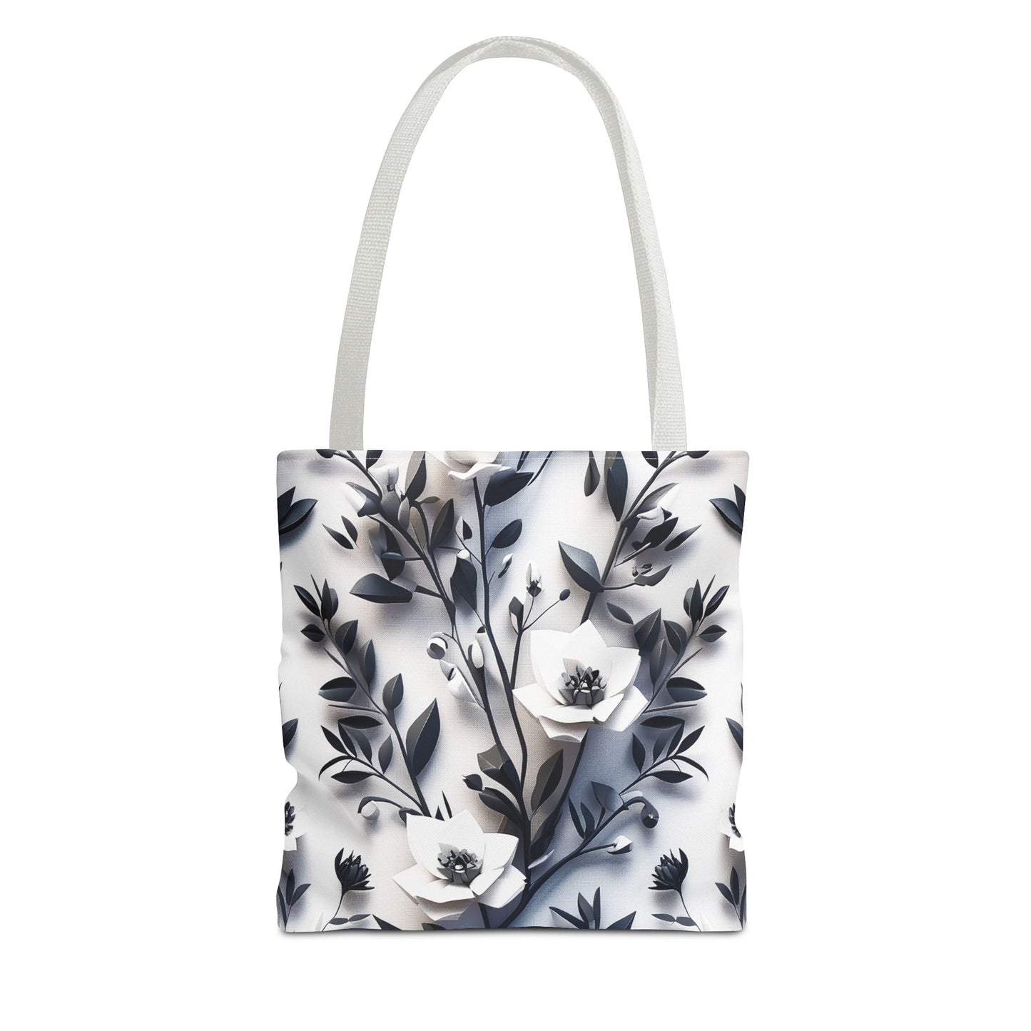 Elegant Floral Tote Bag, Eco-Friendly