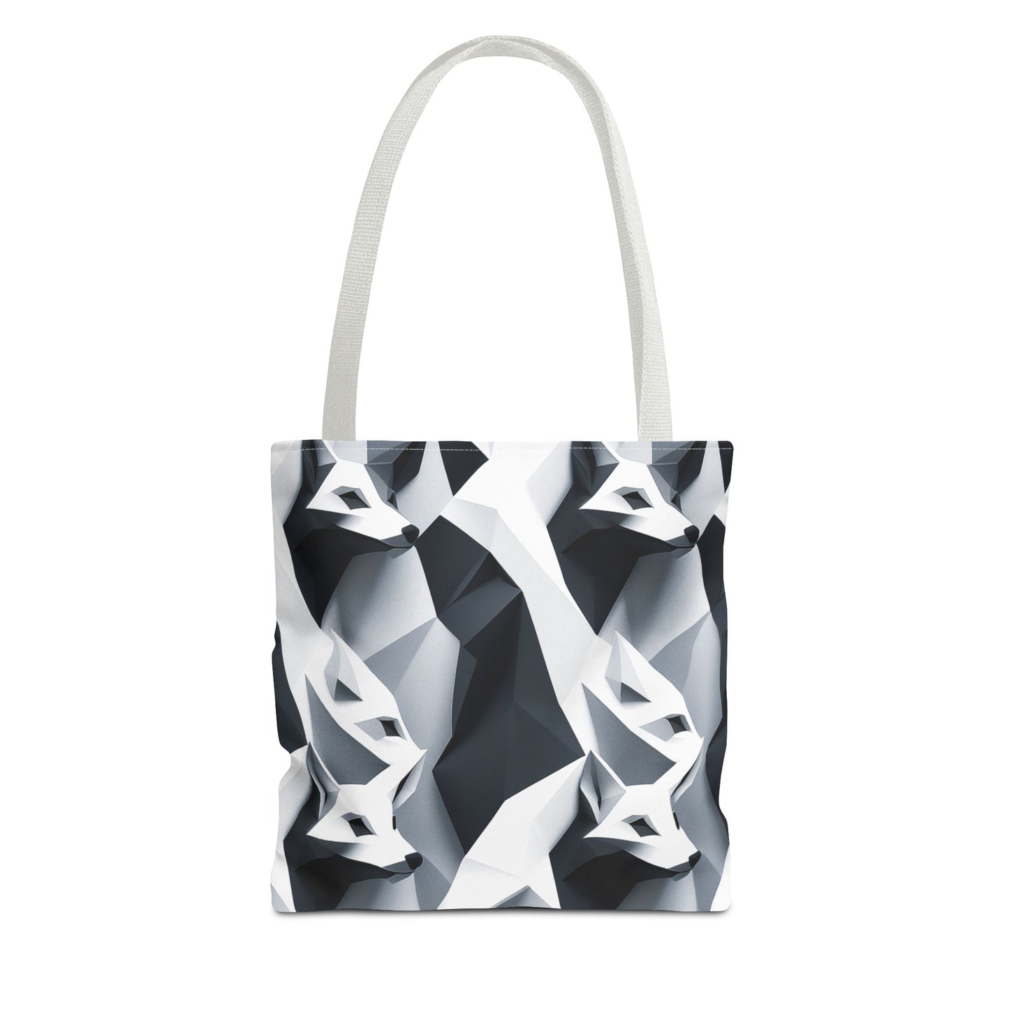 Geometric Fox Tote Bag - Eco-Friendly