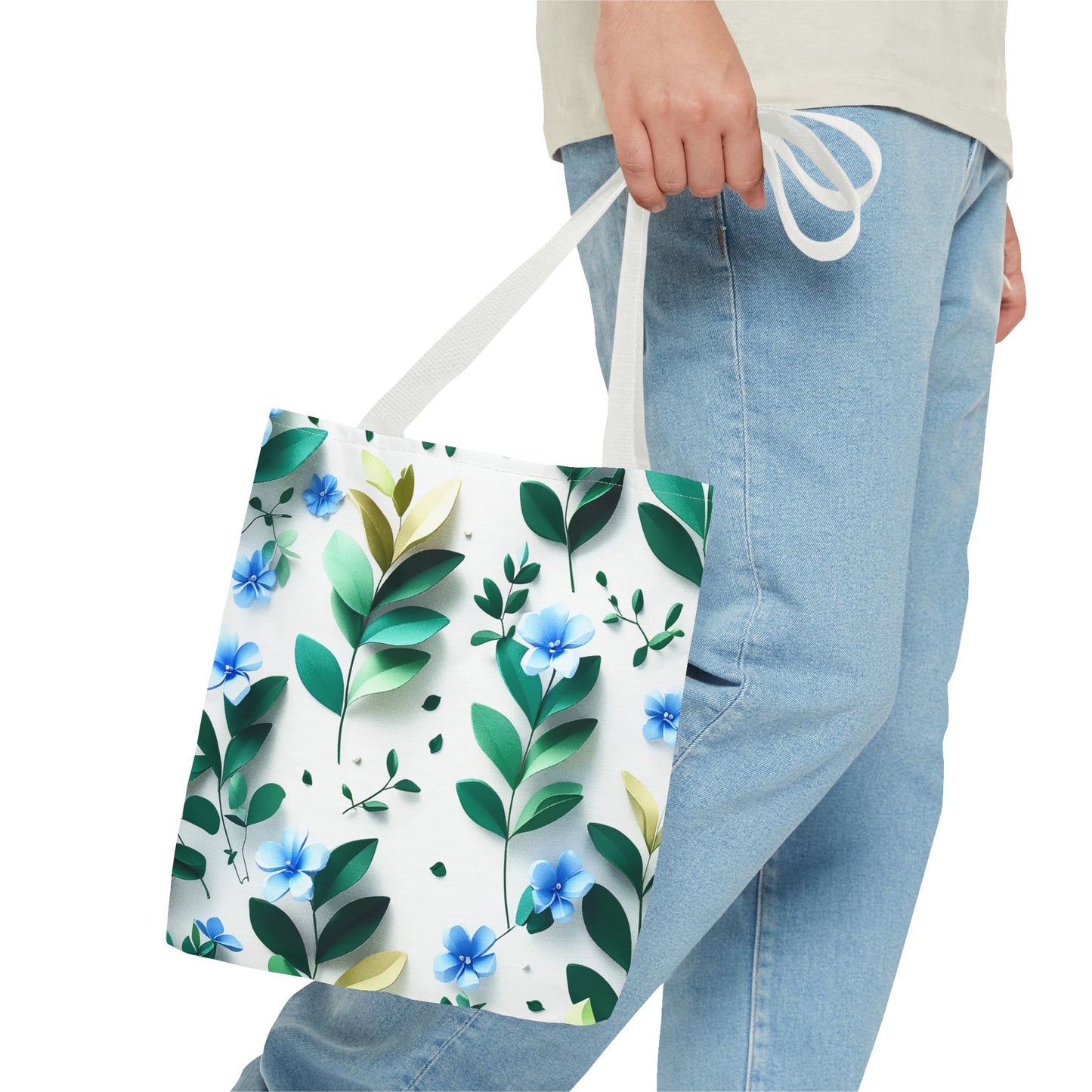 Floral Tote Bag, Eco-Friendly