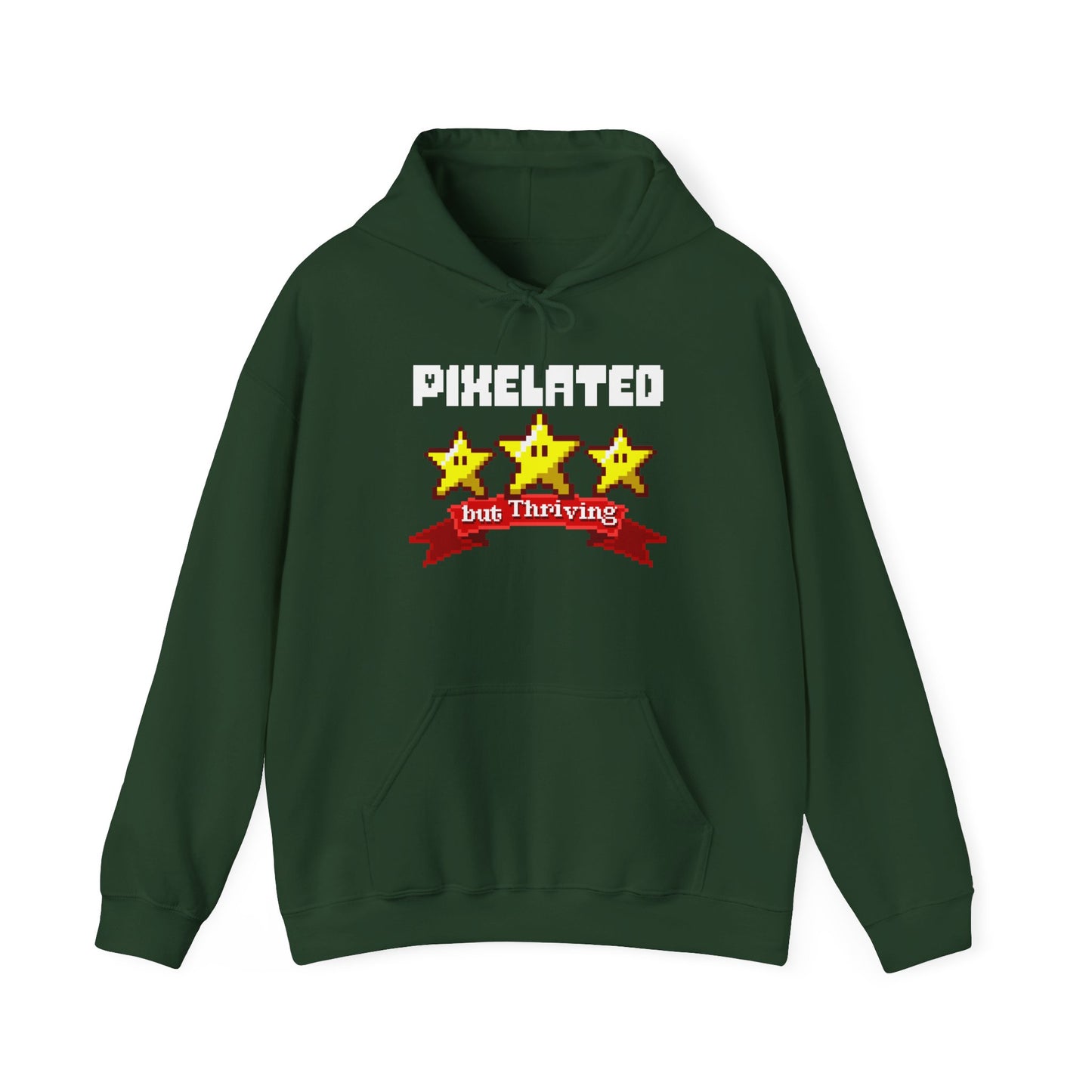 Pixelated, but Thriving - Unisex Hoodie