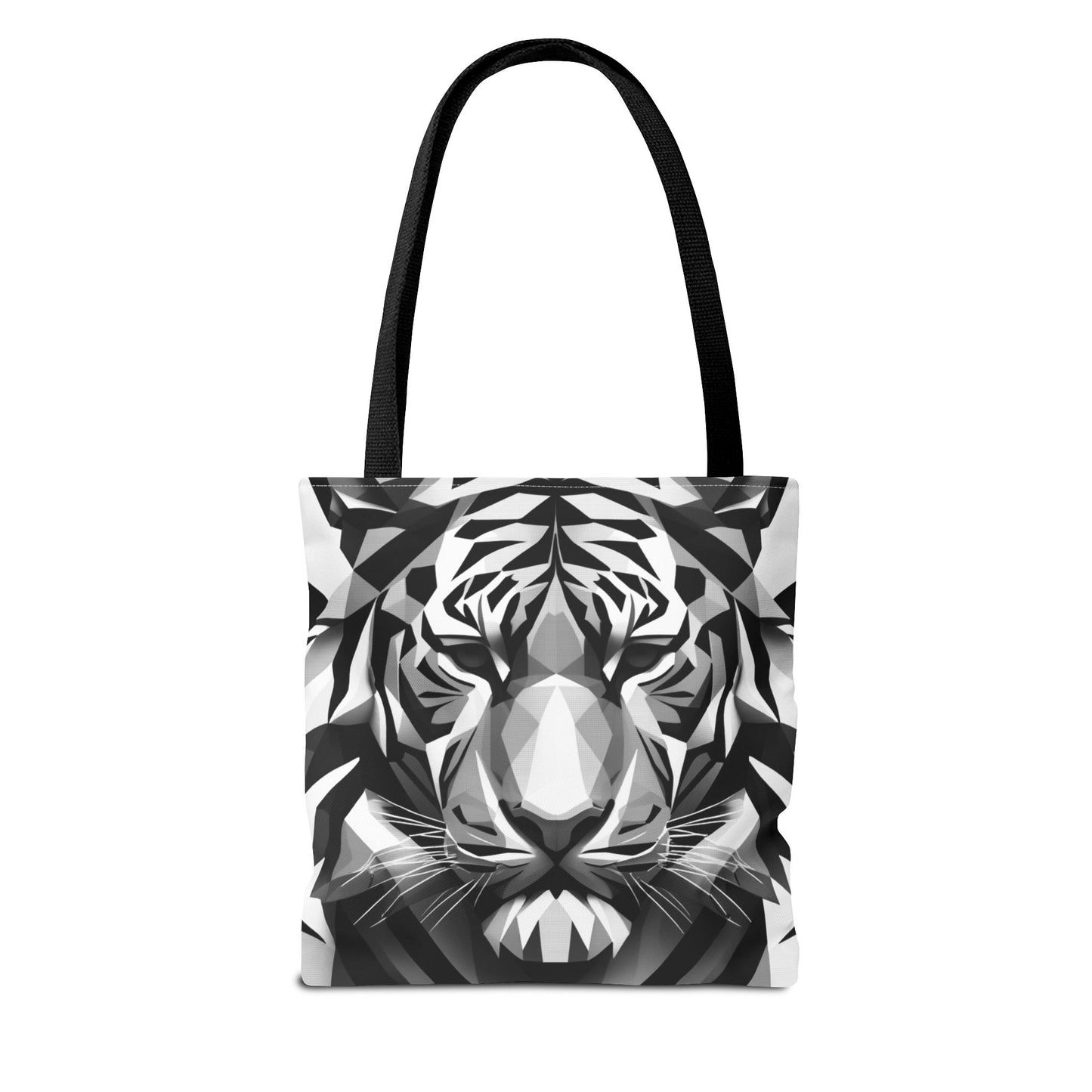 Geometric Tiger Tote Bag - Bold & Unique Design