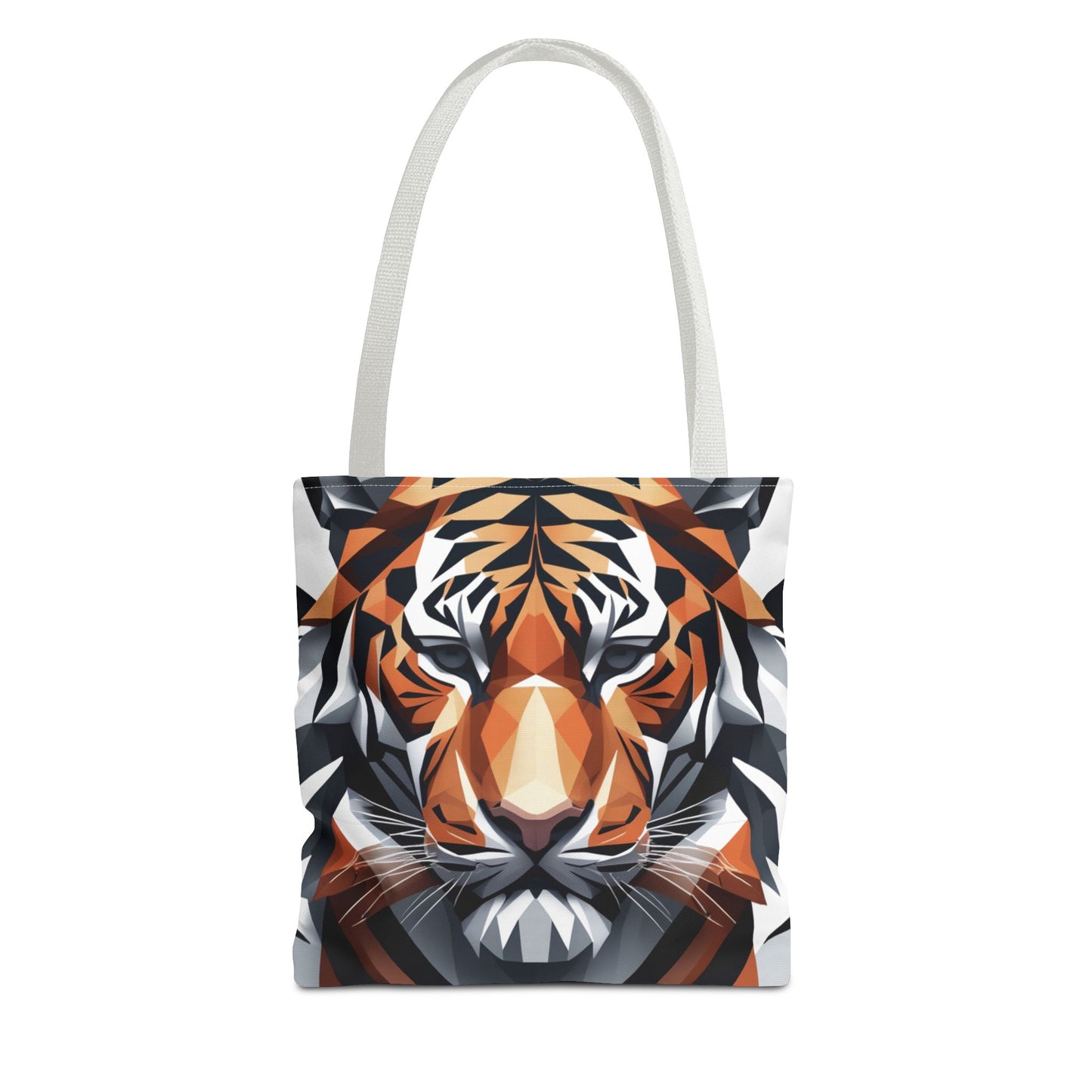 Geometric Tiger Tote Bag - Bold & Unique Design