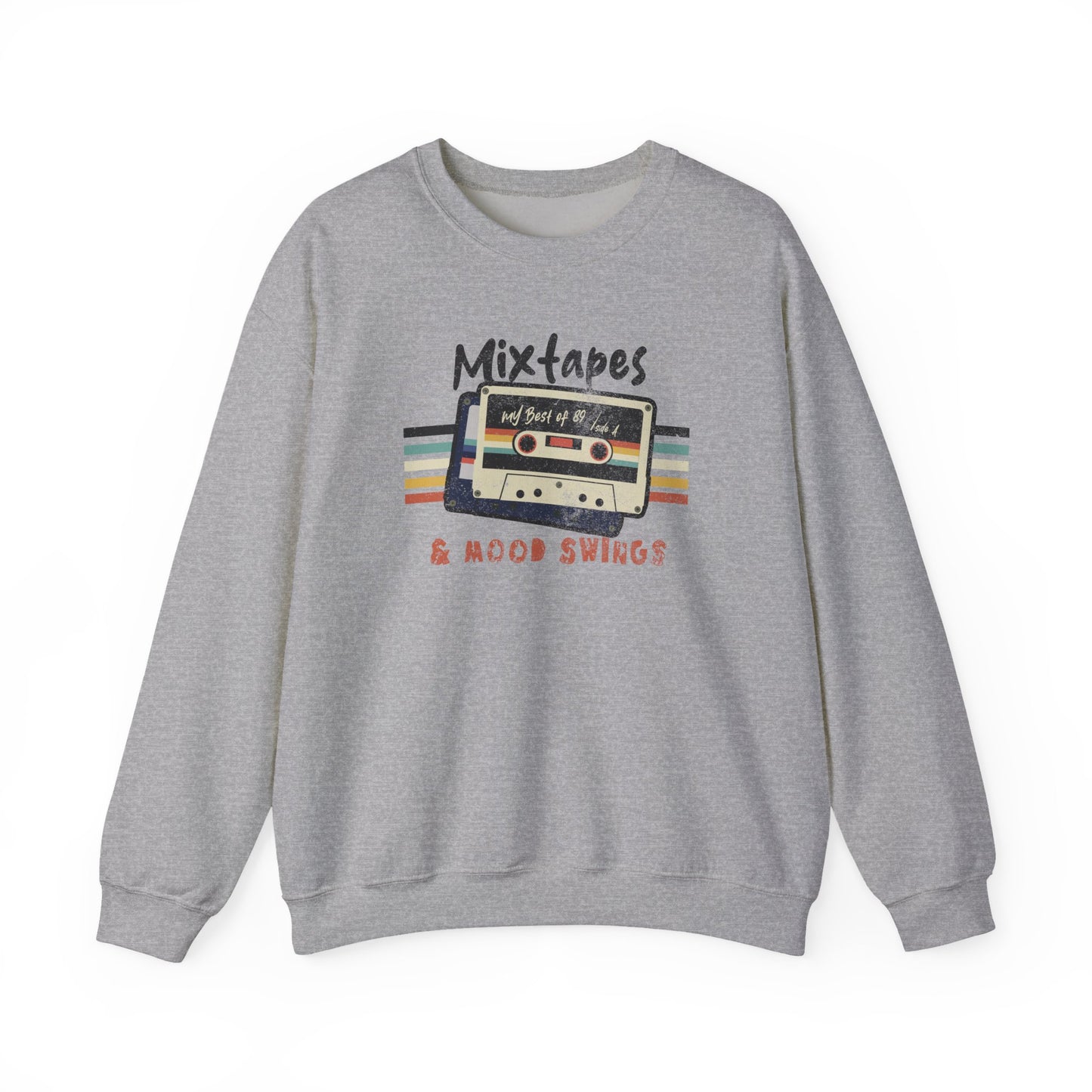 Retro Mixtape and Mood Swings - Unisex Sweatshirt