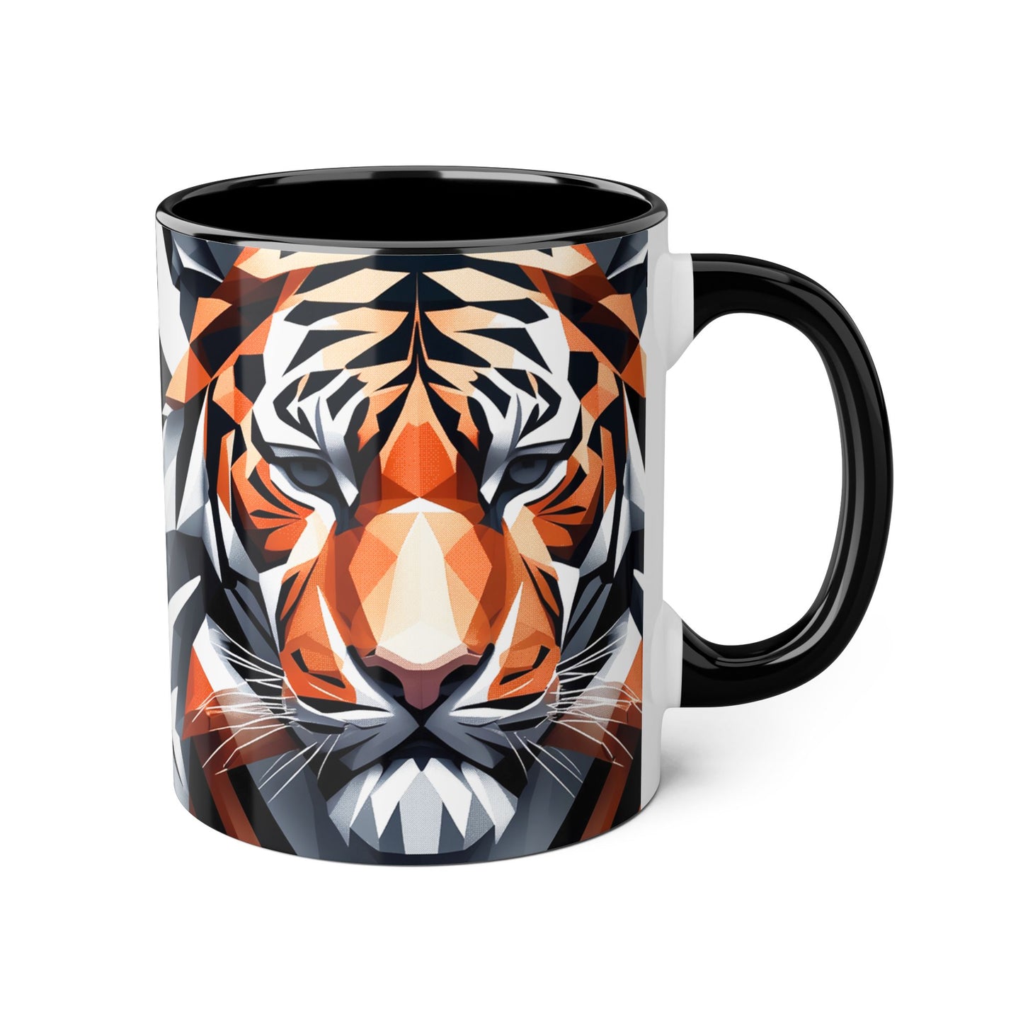 Geometric Tiger Coffee Mug