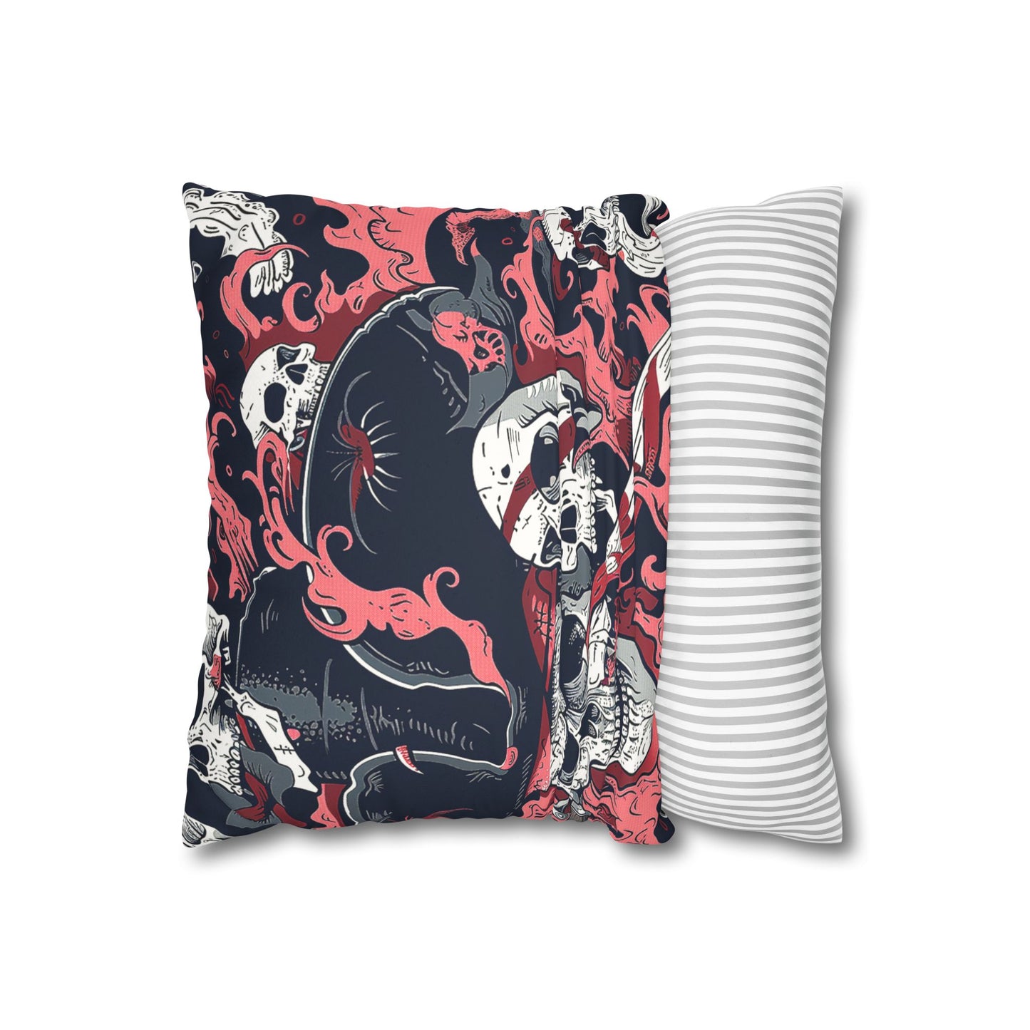 Pirates Skulls - Faux Suede Pillowcase