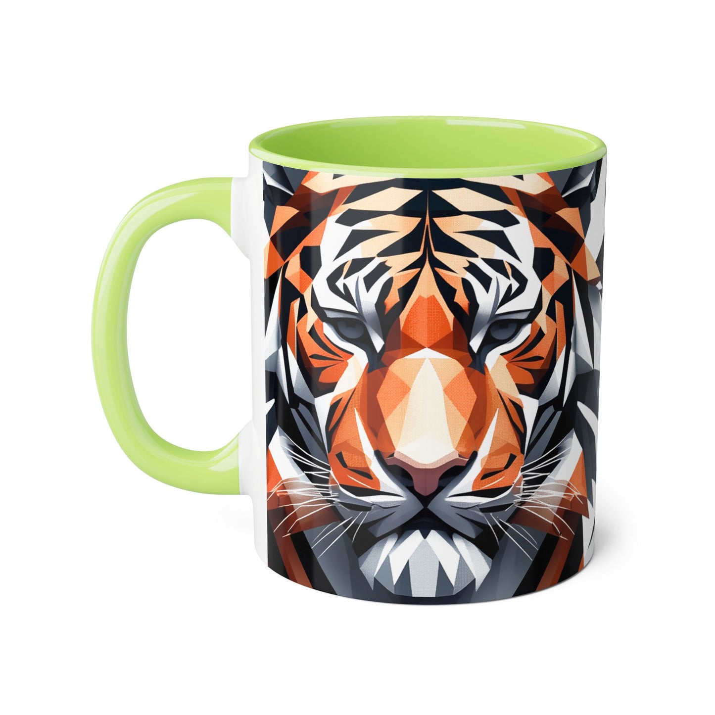 Geometric Tiger Coffee Mug