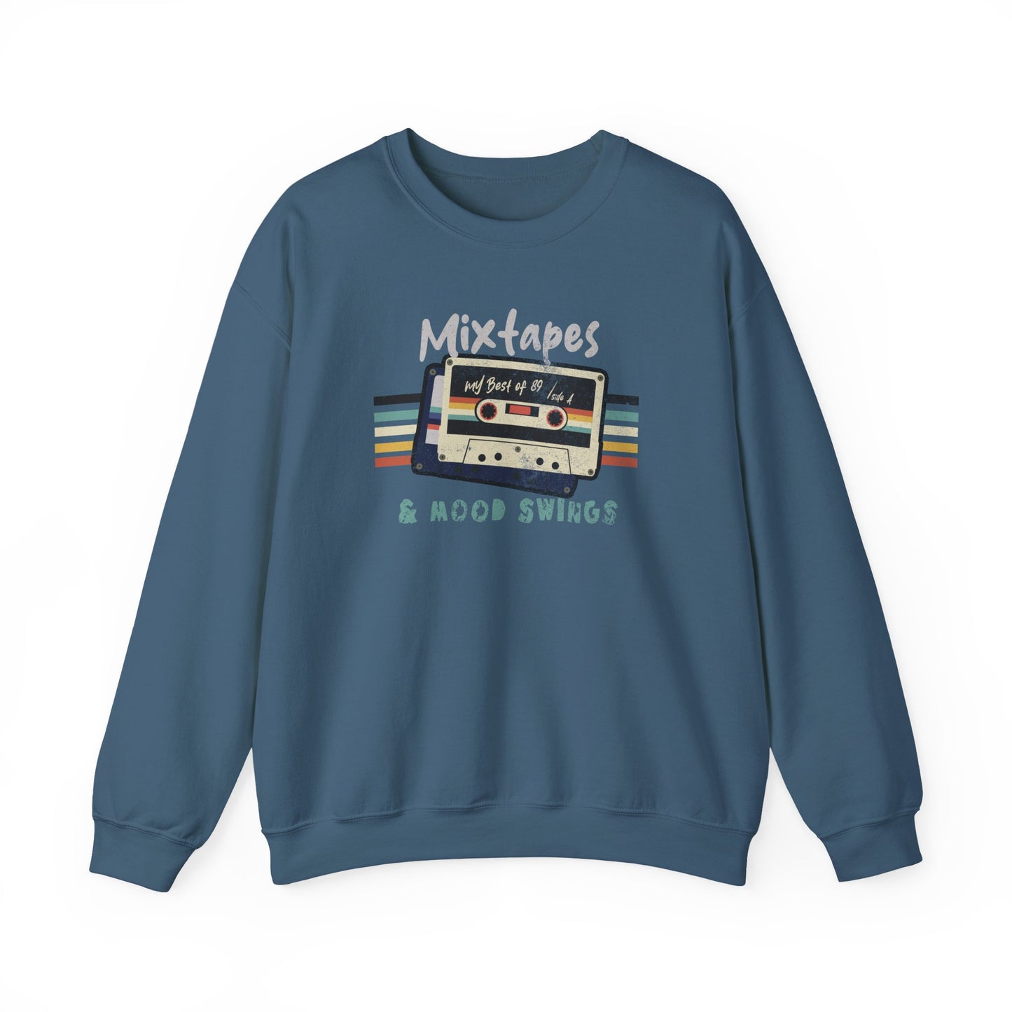 Retro Mixtape and Mood Swings - Unisex Sweatshirt