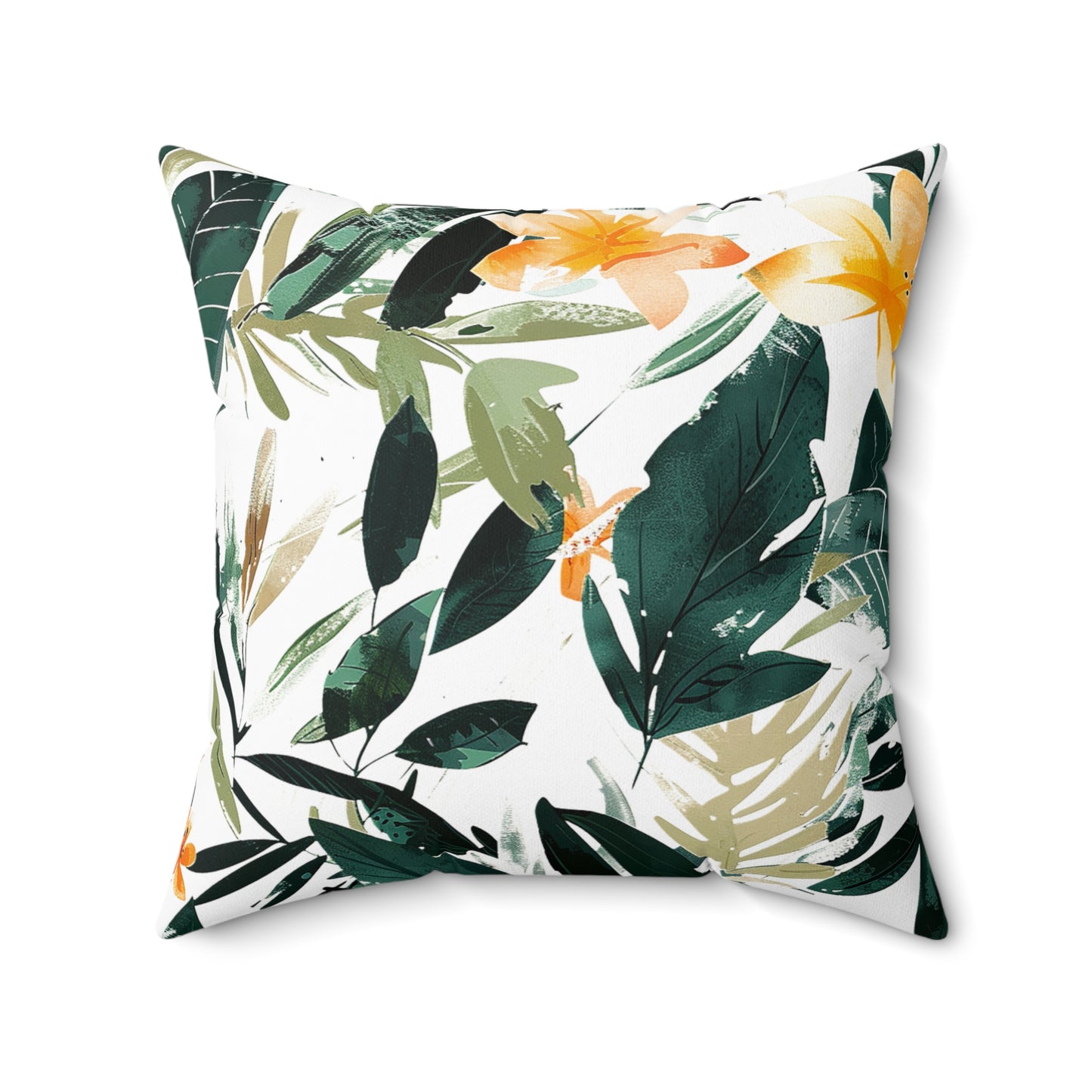 Tropical Floral - Square Pillow