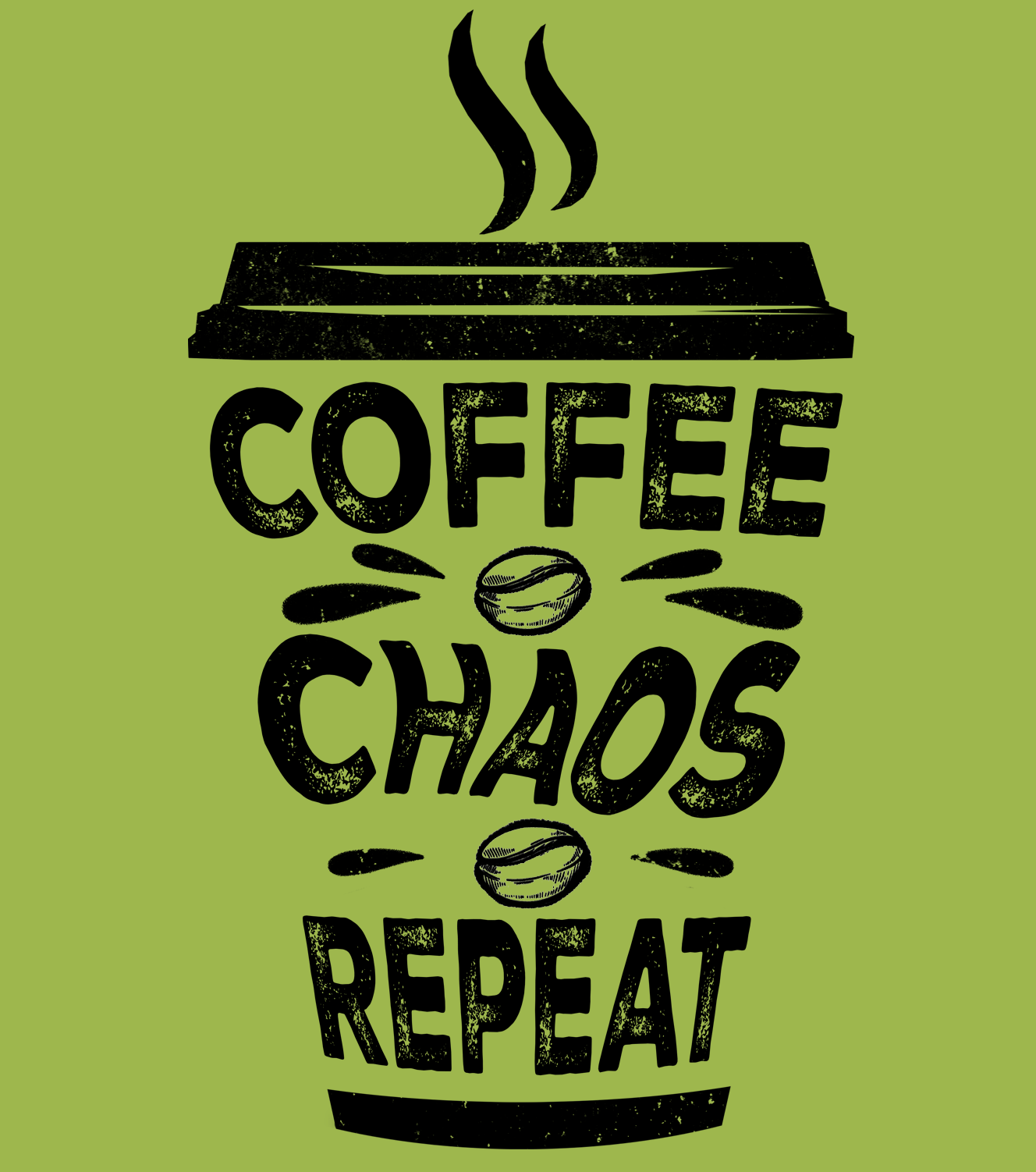 Coffee Chaos Repeat - Unisex Tee