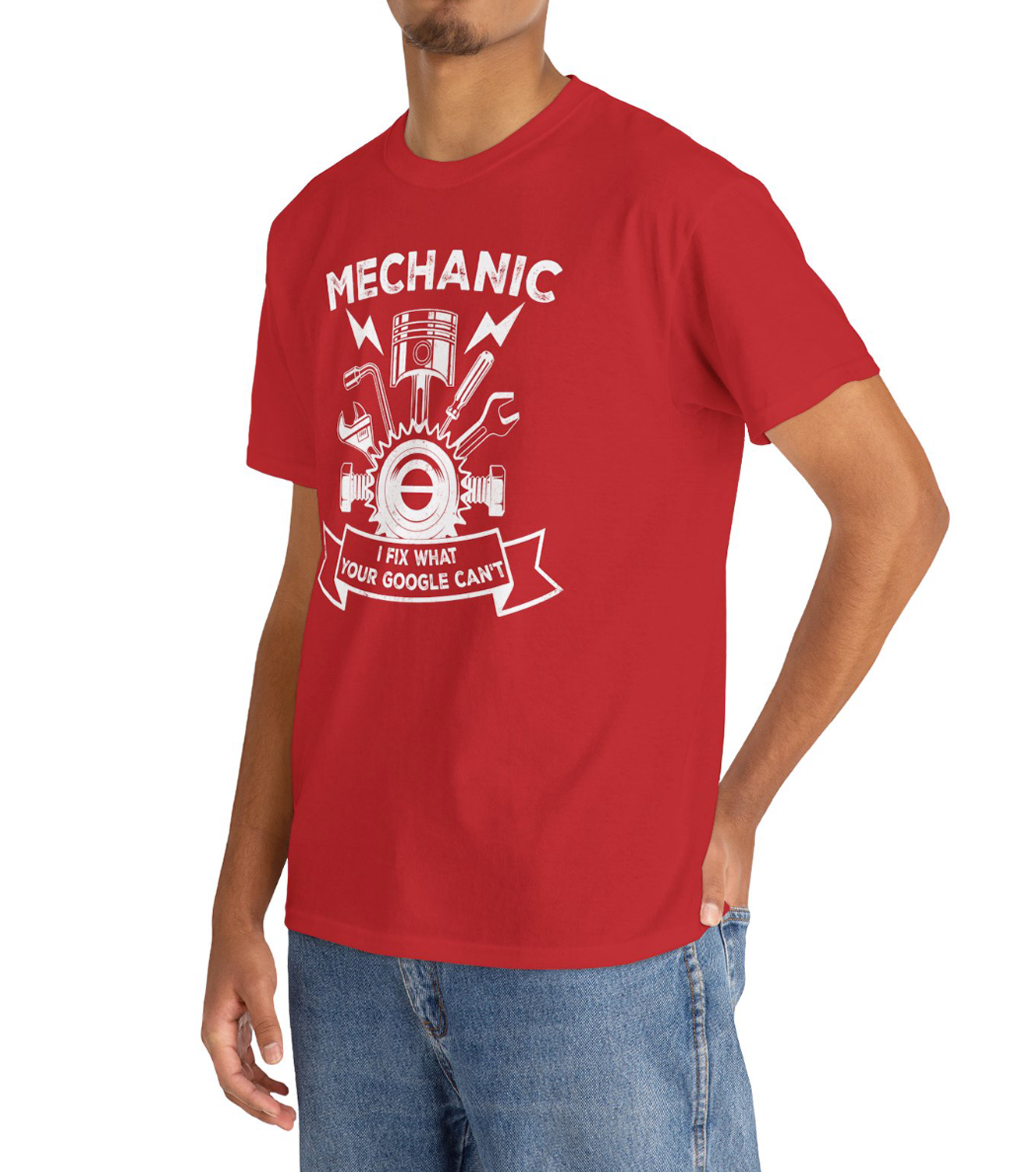 Mechanic, I Fix What Google Can't - Unisex Tee