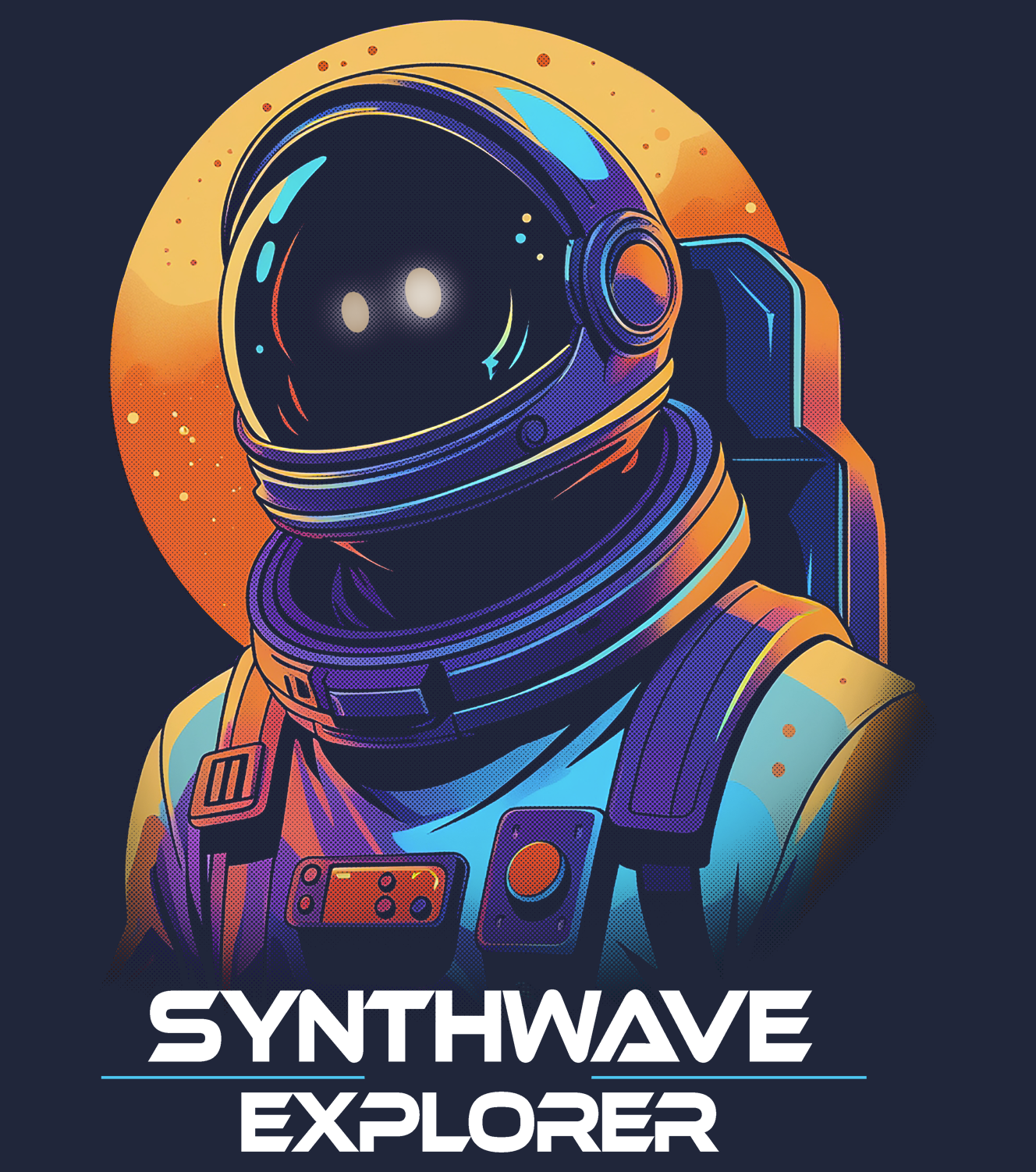 Synthwave Explorer - Unisex Sweatshirt
