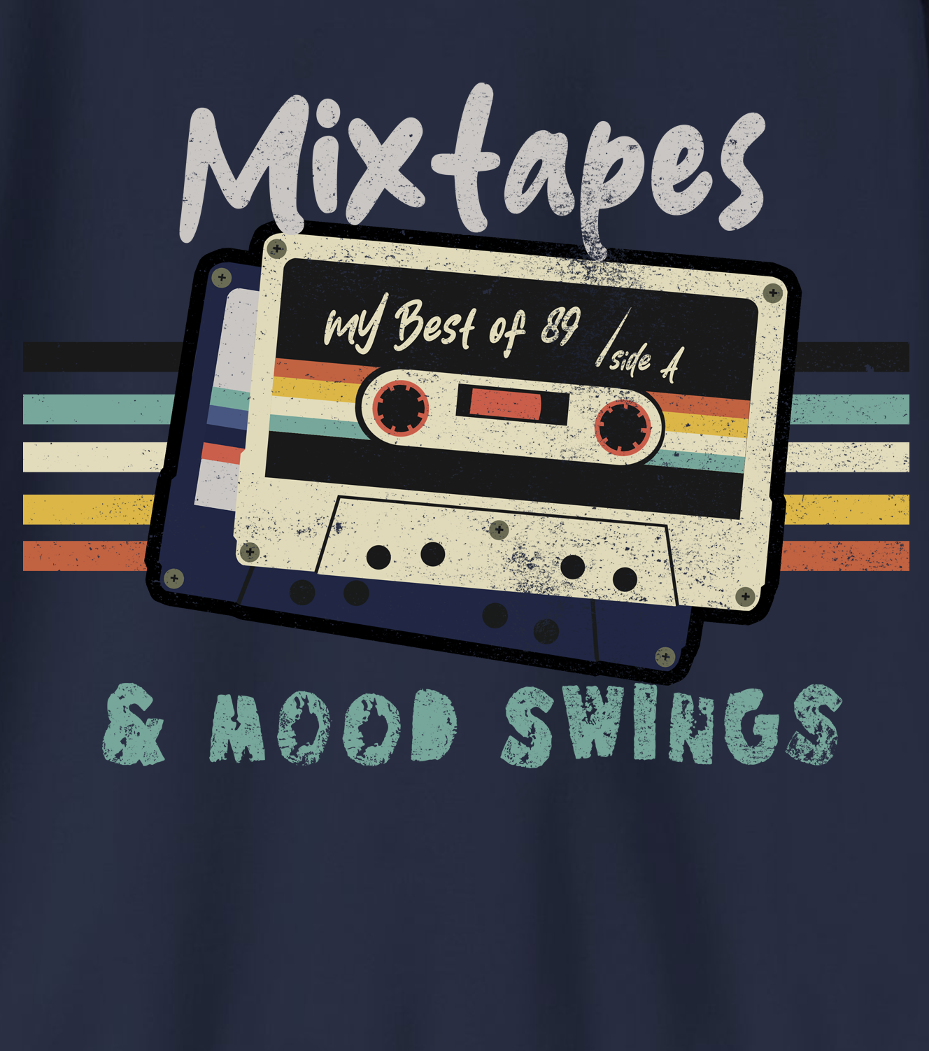 Retro Mixtape and Mood Swings - Unisex Hoodie