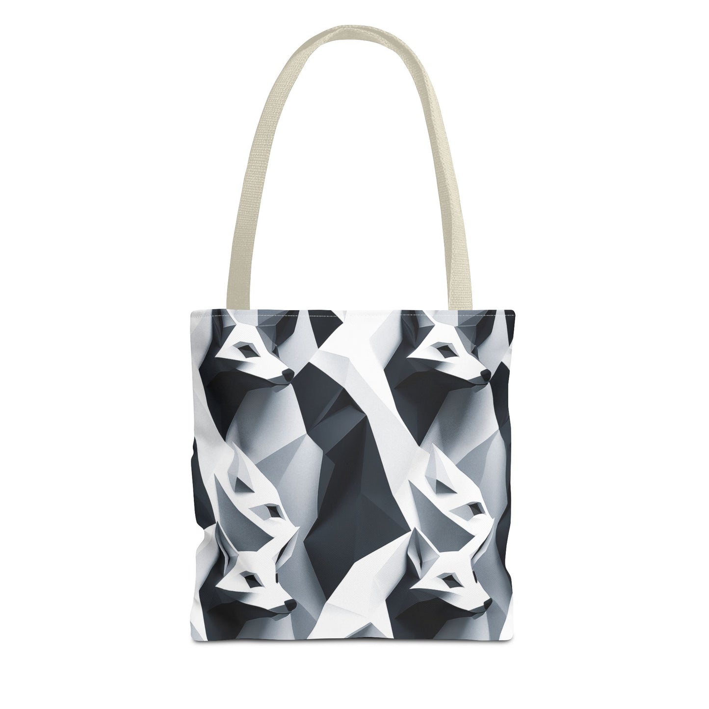 Geometric Fox Tote Bag - Eco-Friendly