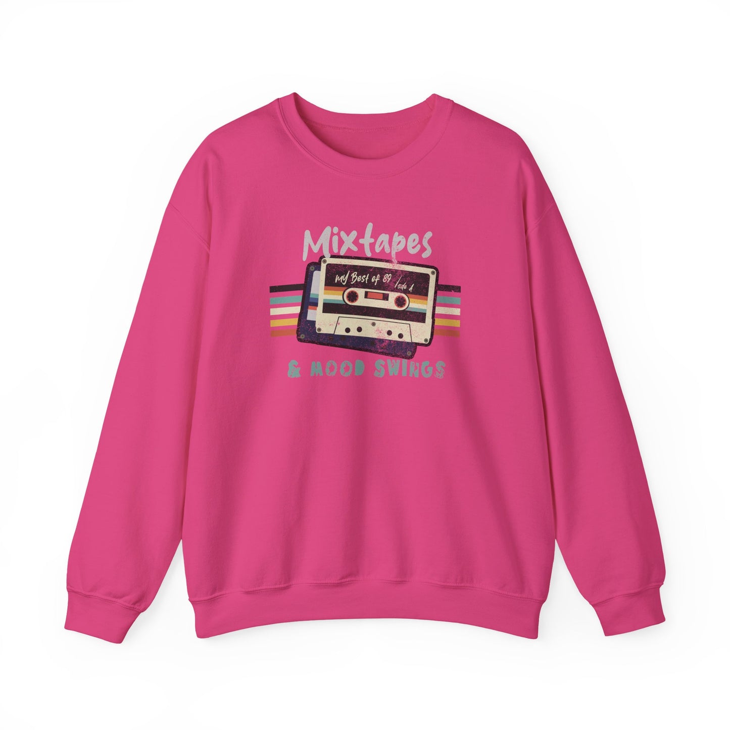 Retro Mixtape and Mood Swings - Unisex Sweatshirt