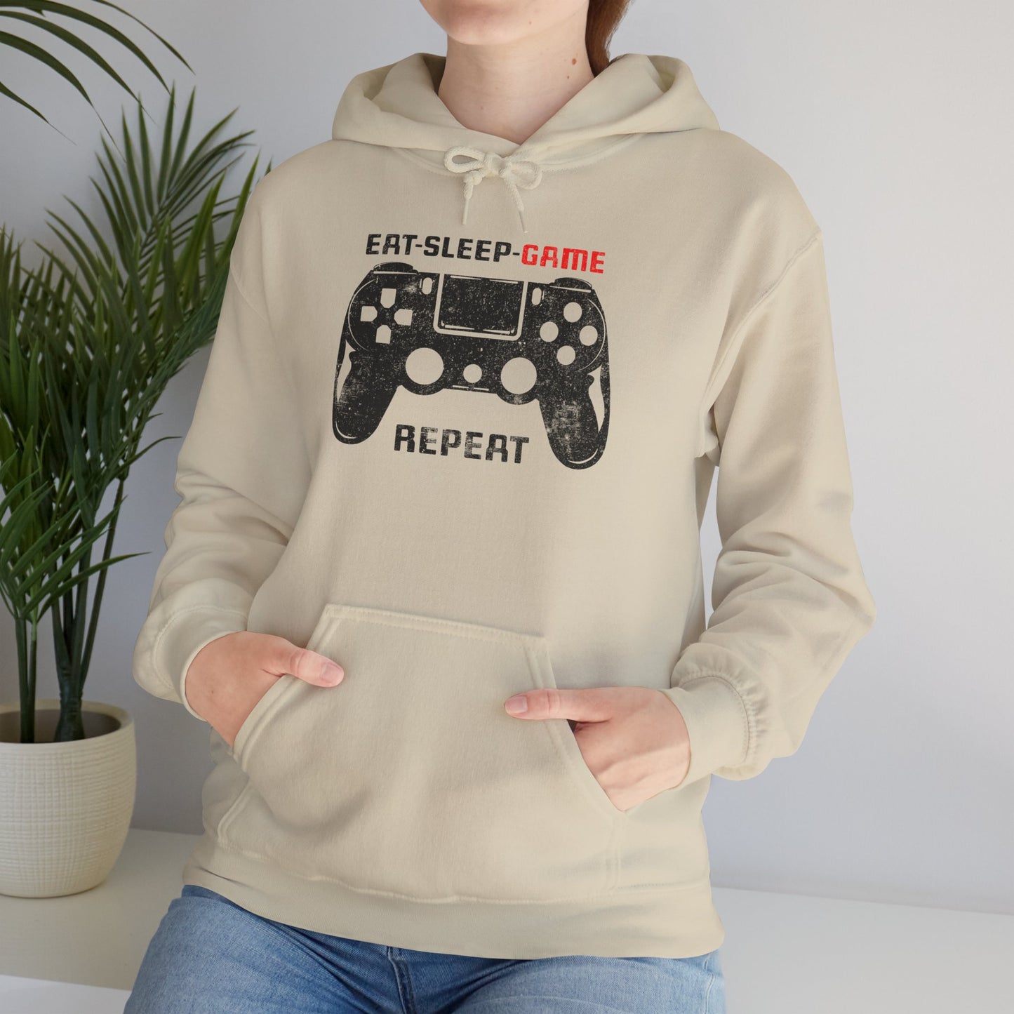 Eat Sleep Game Repeat - Unisex Hoodie