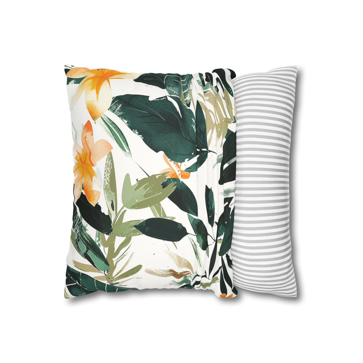 Tropical - Faux Suede Pillowcase