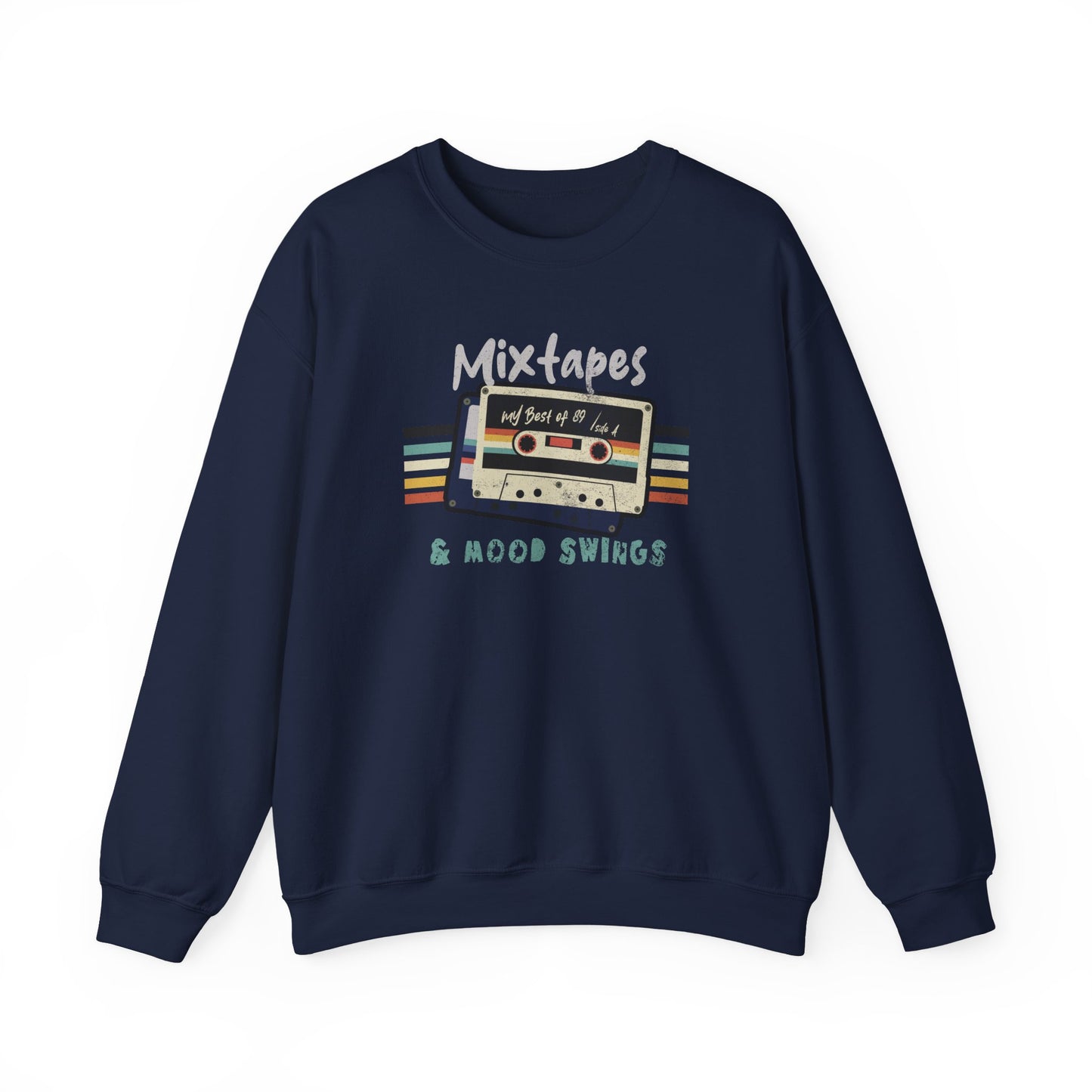 Retro Mixtape and Mood Swings - Unisex Sweatshirt
