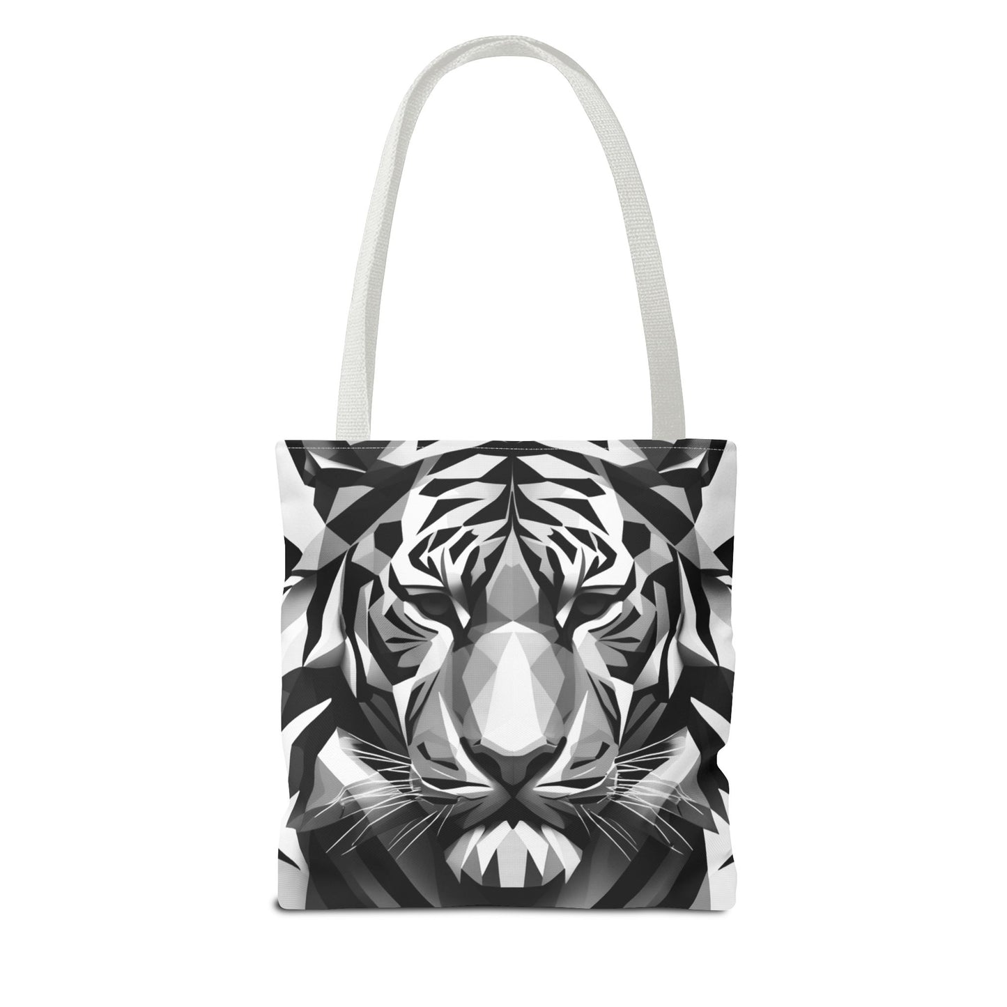 Geometric Tiger Tote Bag - Bold & Unique Design