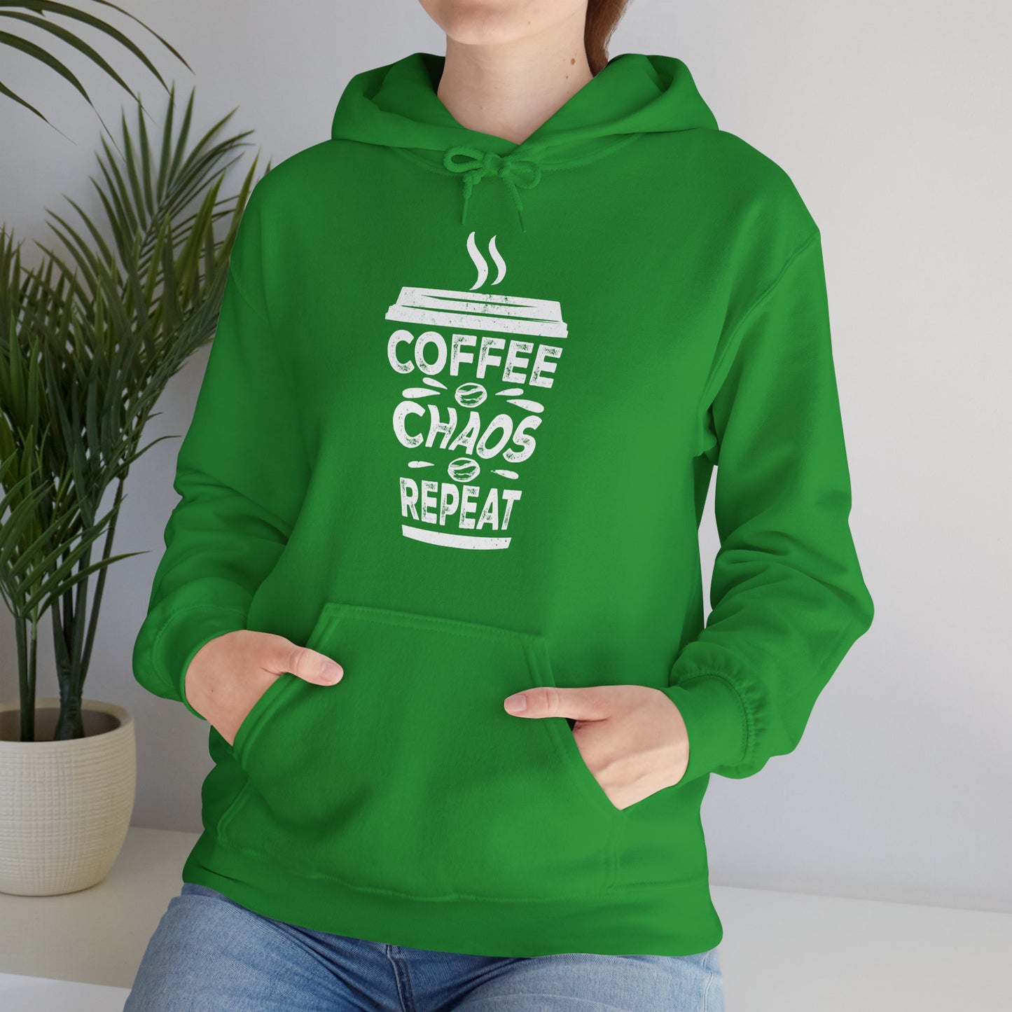 Coffee Chaos Repeat - Unisex Hoodie
