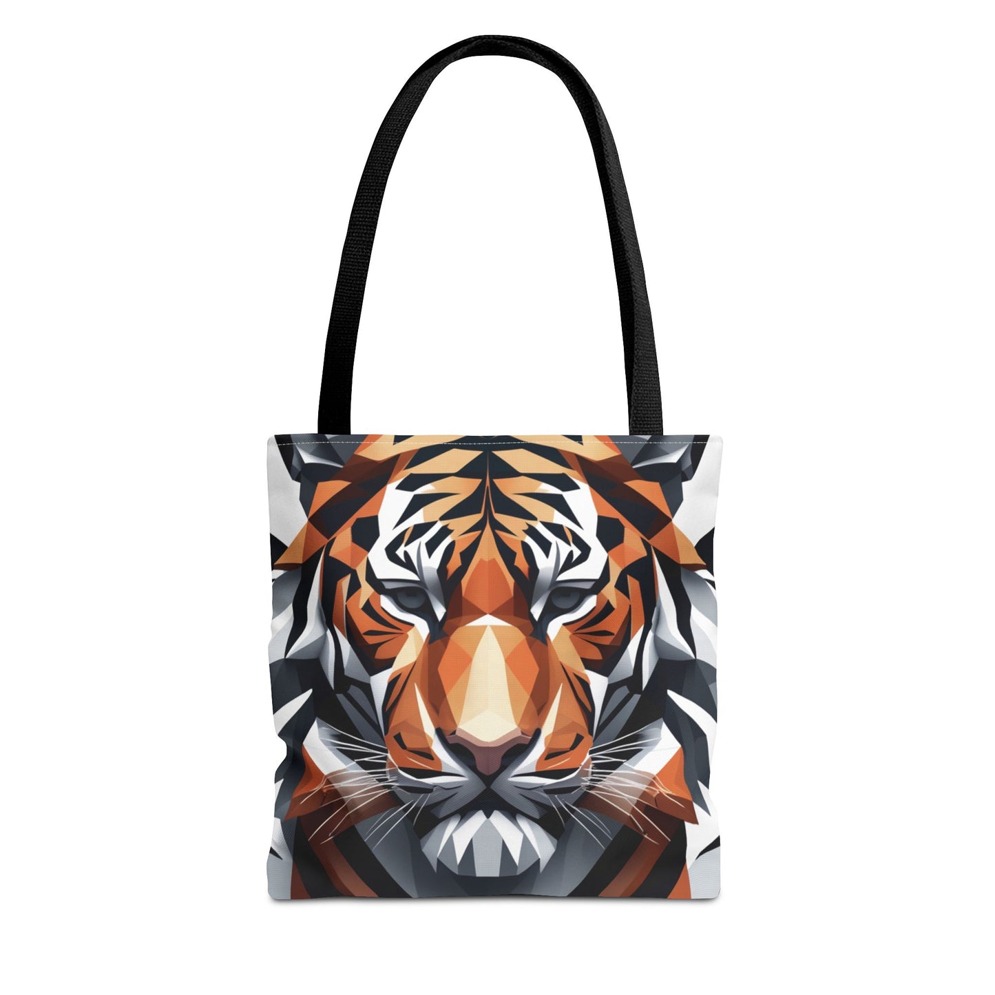 Geometric Tiger Tote Bag - Bold & Unique Design