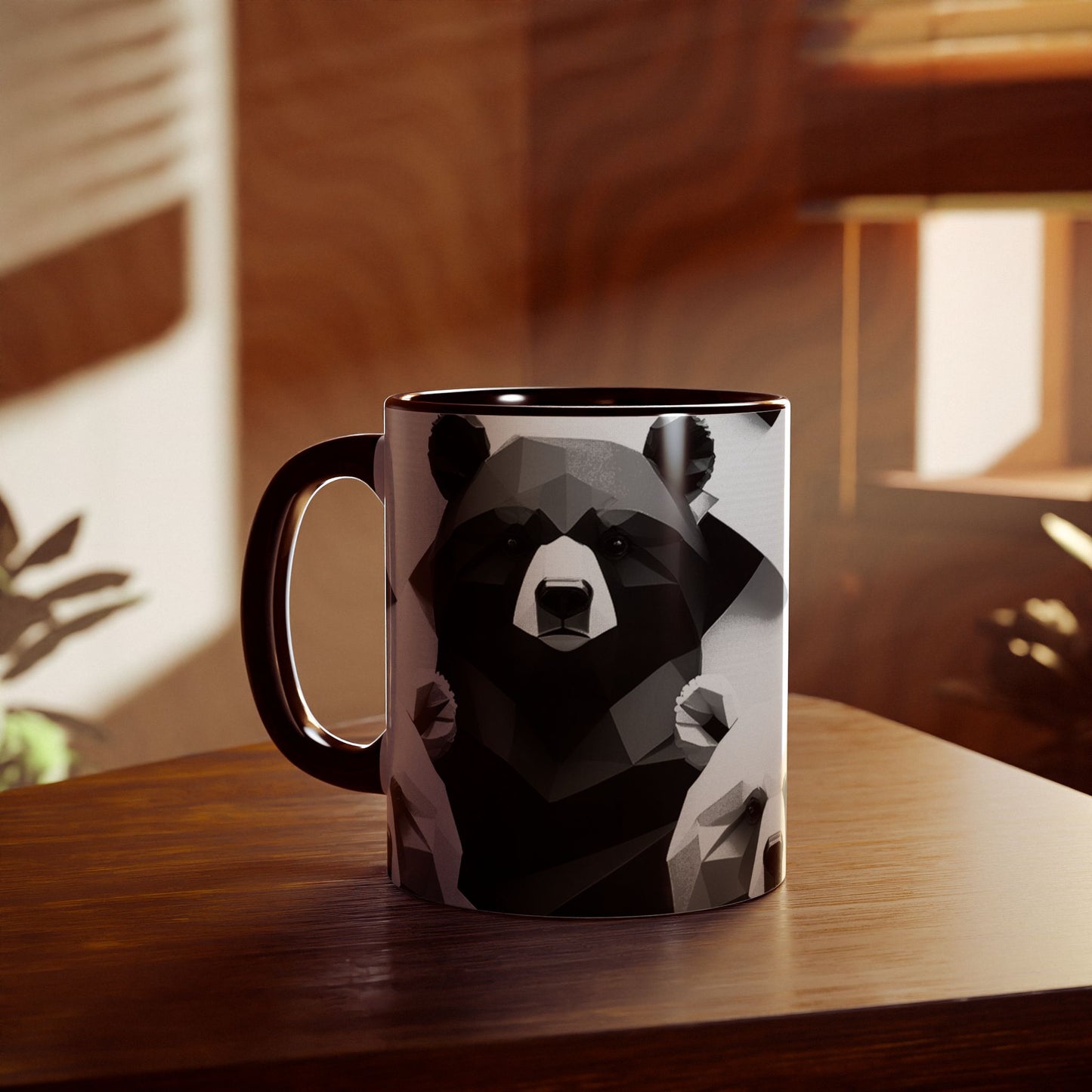 Geometric Bear Coffee Mug