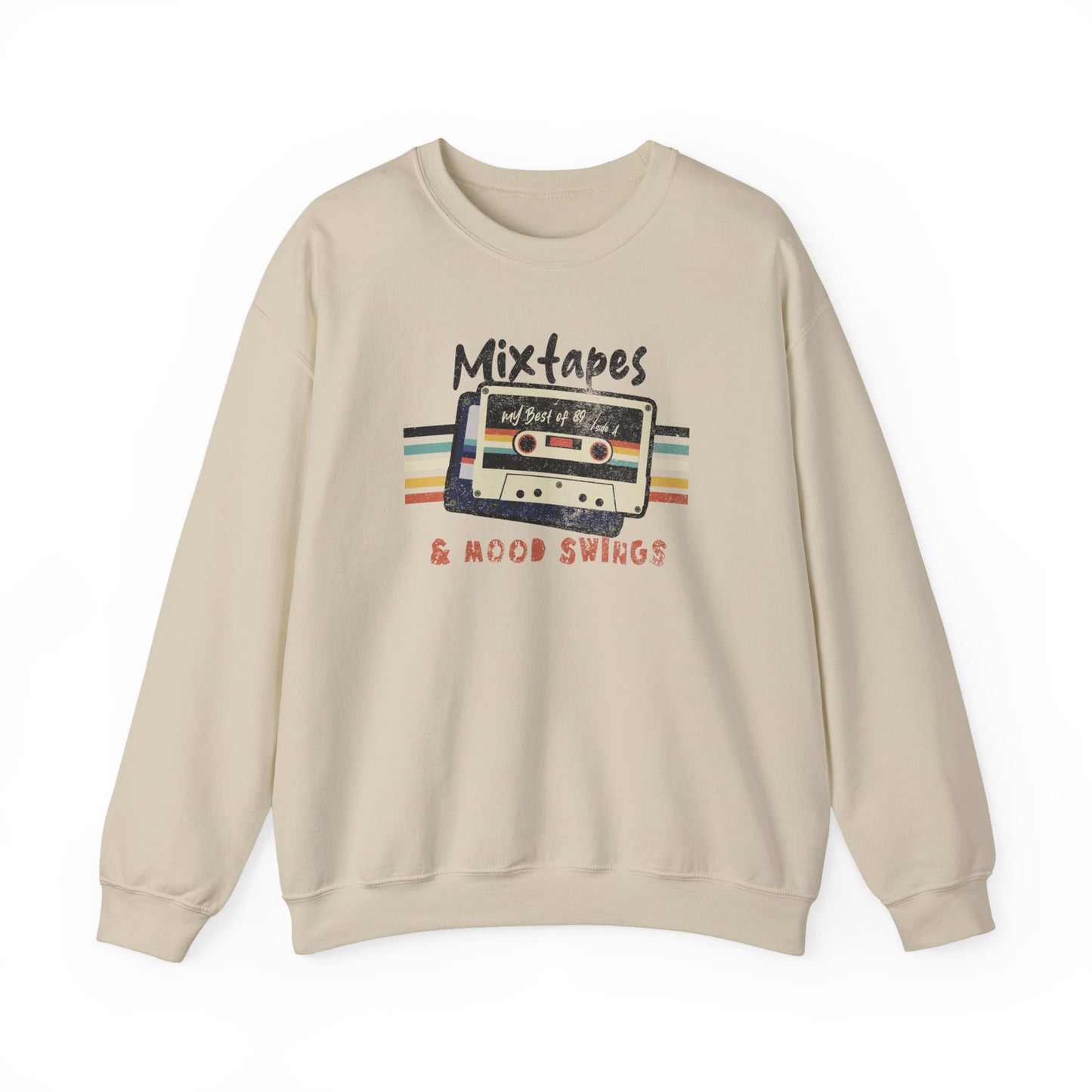 Retro Mixtape and Mood Swings - Unisex Sweatshirt