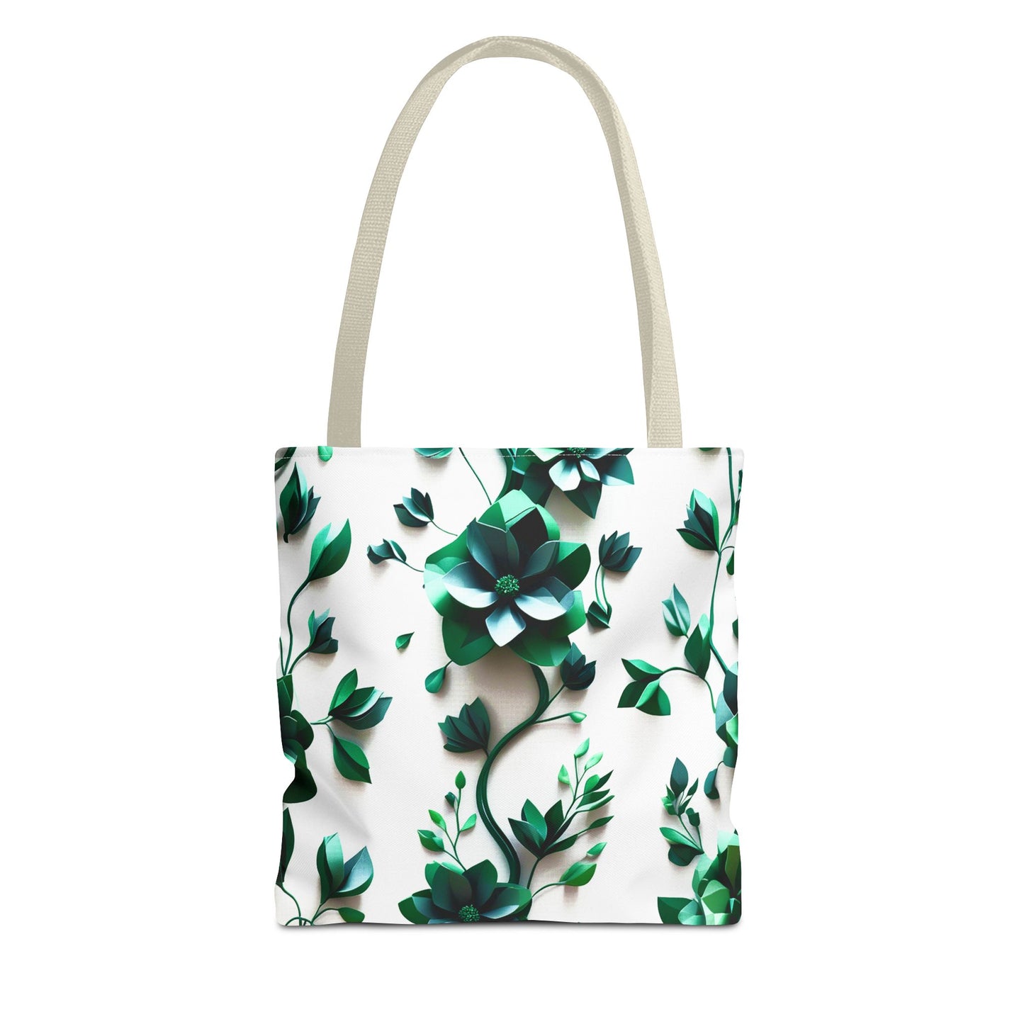 Elegant Floral Pattern Tote Bag - Stylish Eco-Friendly