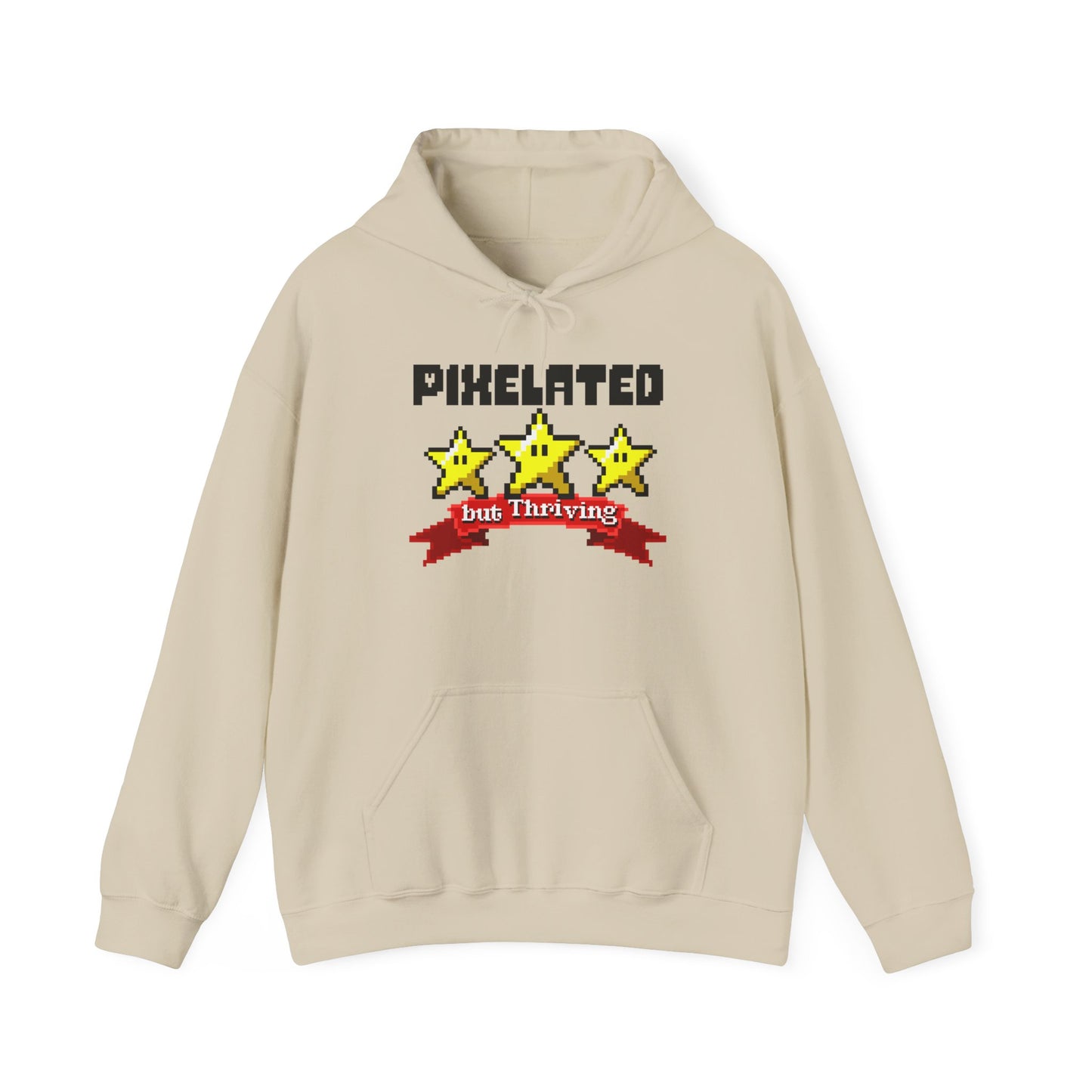 Pixelated, but Thriving - Unisex Hoodie