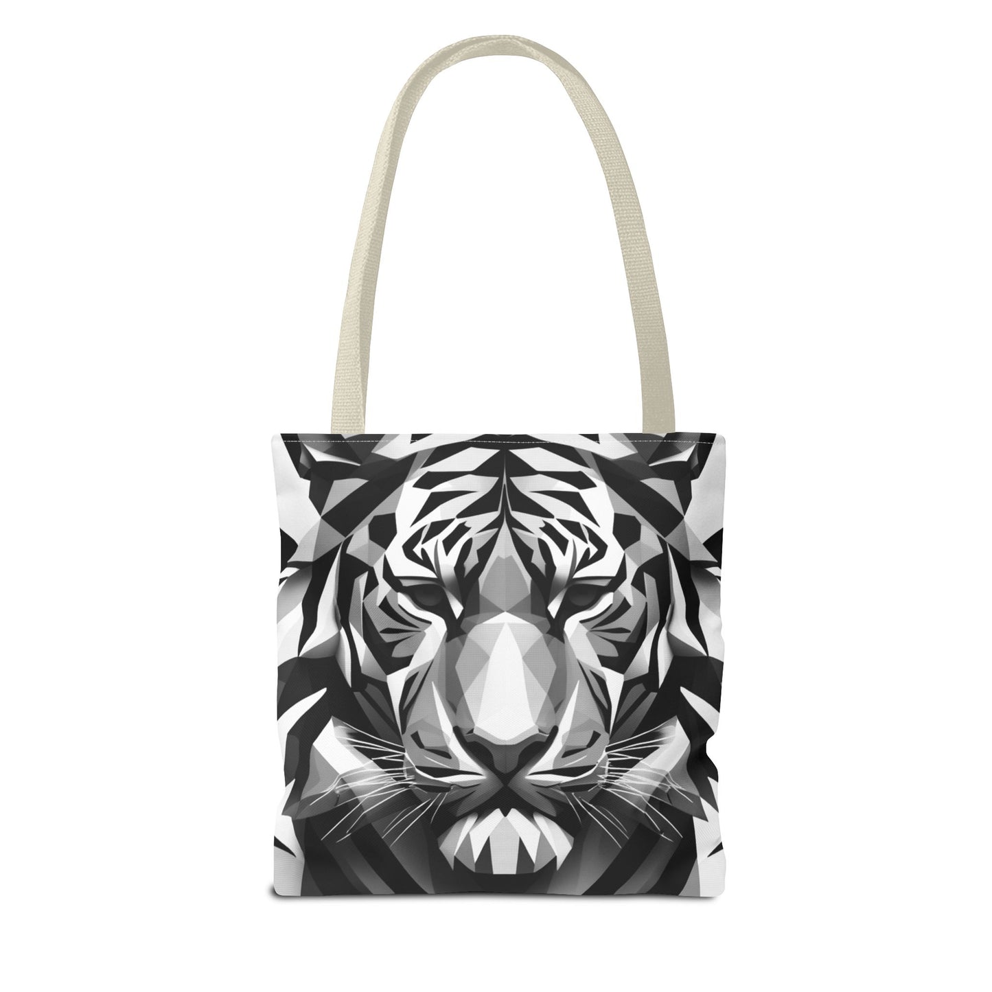 Geometric Tiger Tote Bag - Bold & Unique Design
