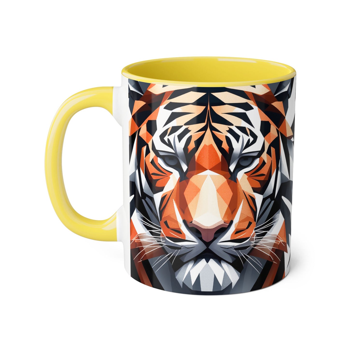 Geometric Tiger Coffee Mug