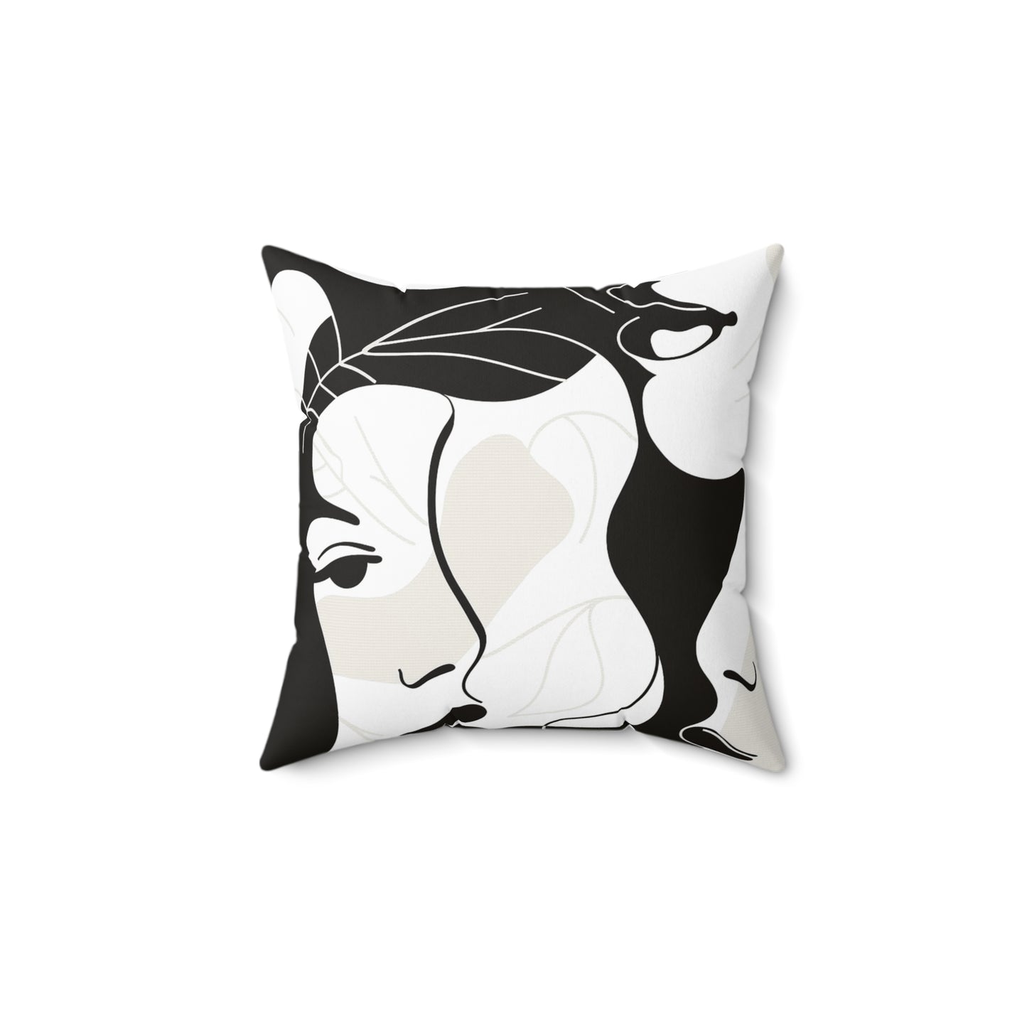 Abstract Faces - Square Pillow