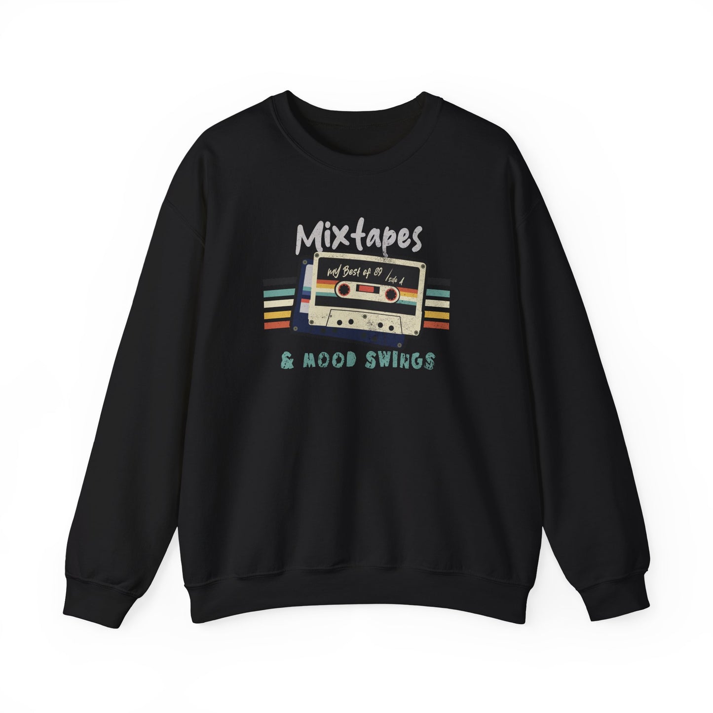 Retro Mixtape and Mood Swings - Unisex Sweatshirt