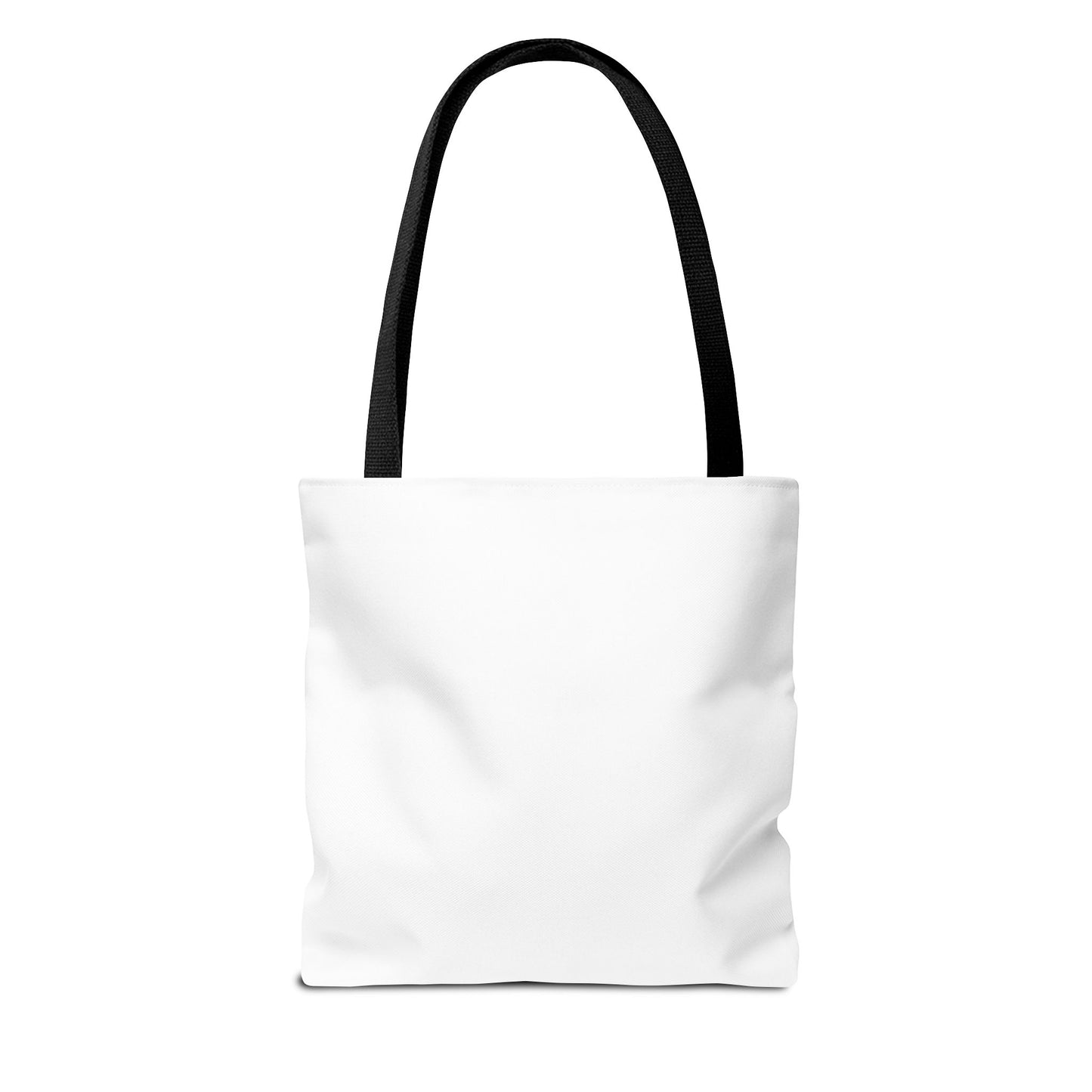 Back view of an Eco-conscious Reusable and Durable Graphic Nature's Elegance Low Poly Pattern Lightweight Tote Bag, BimBangDesign