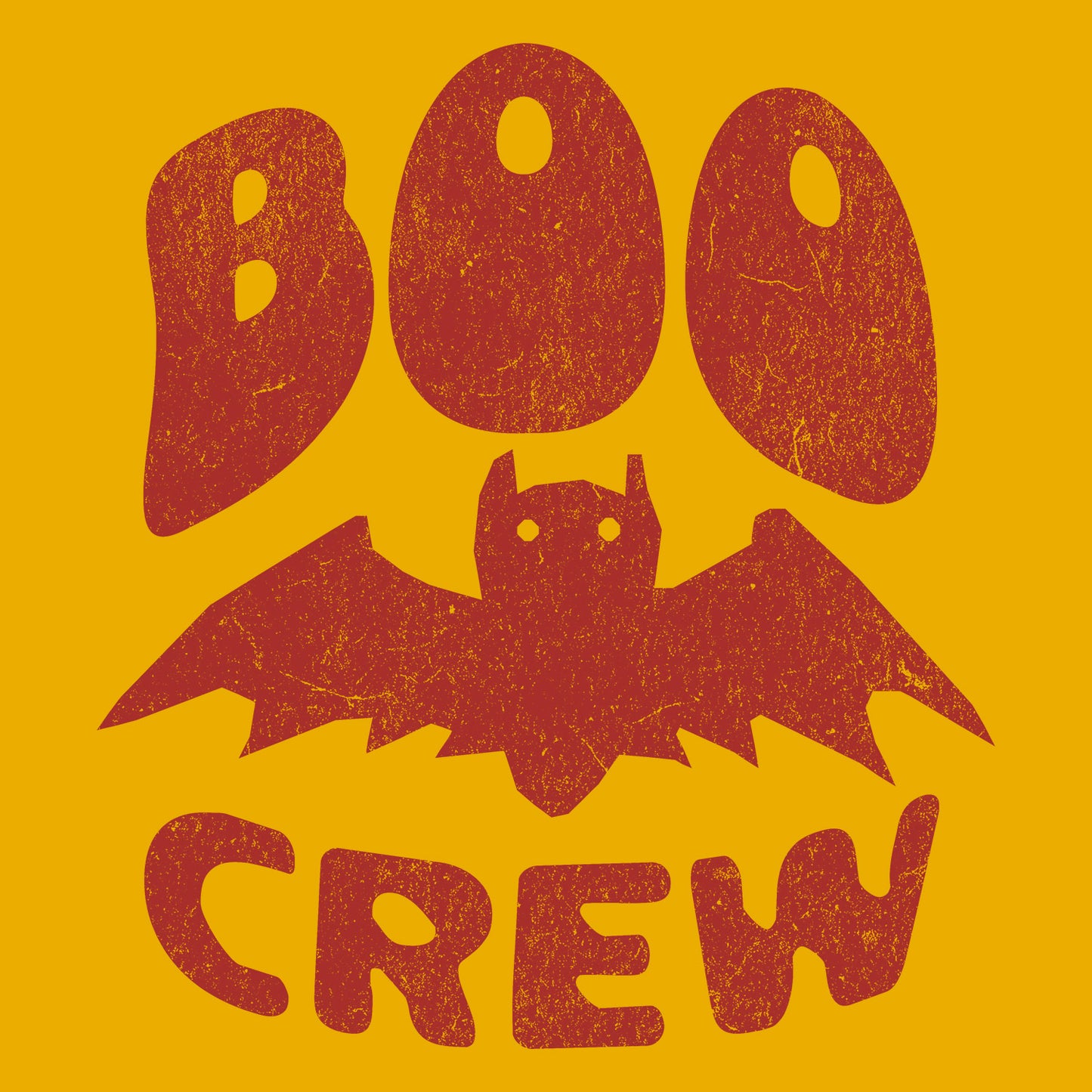 Boo Crew Halloween kids T-shirt details of a cute bat illustration – cozy unisex fall tee by BimBangDesign