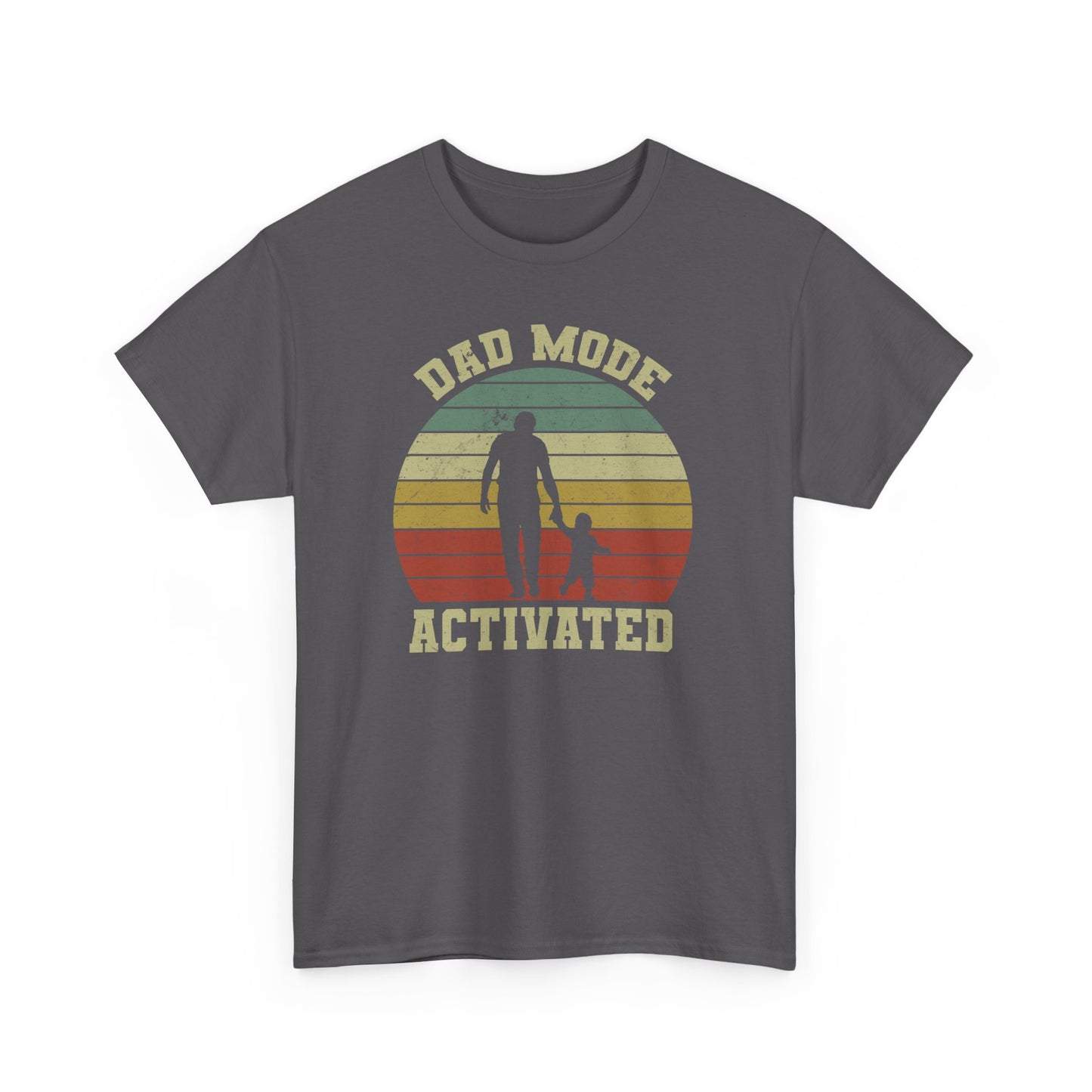 Charcoal Dad Mode Activated T-shirt For young dads BimBangDesign