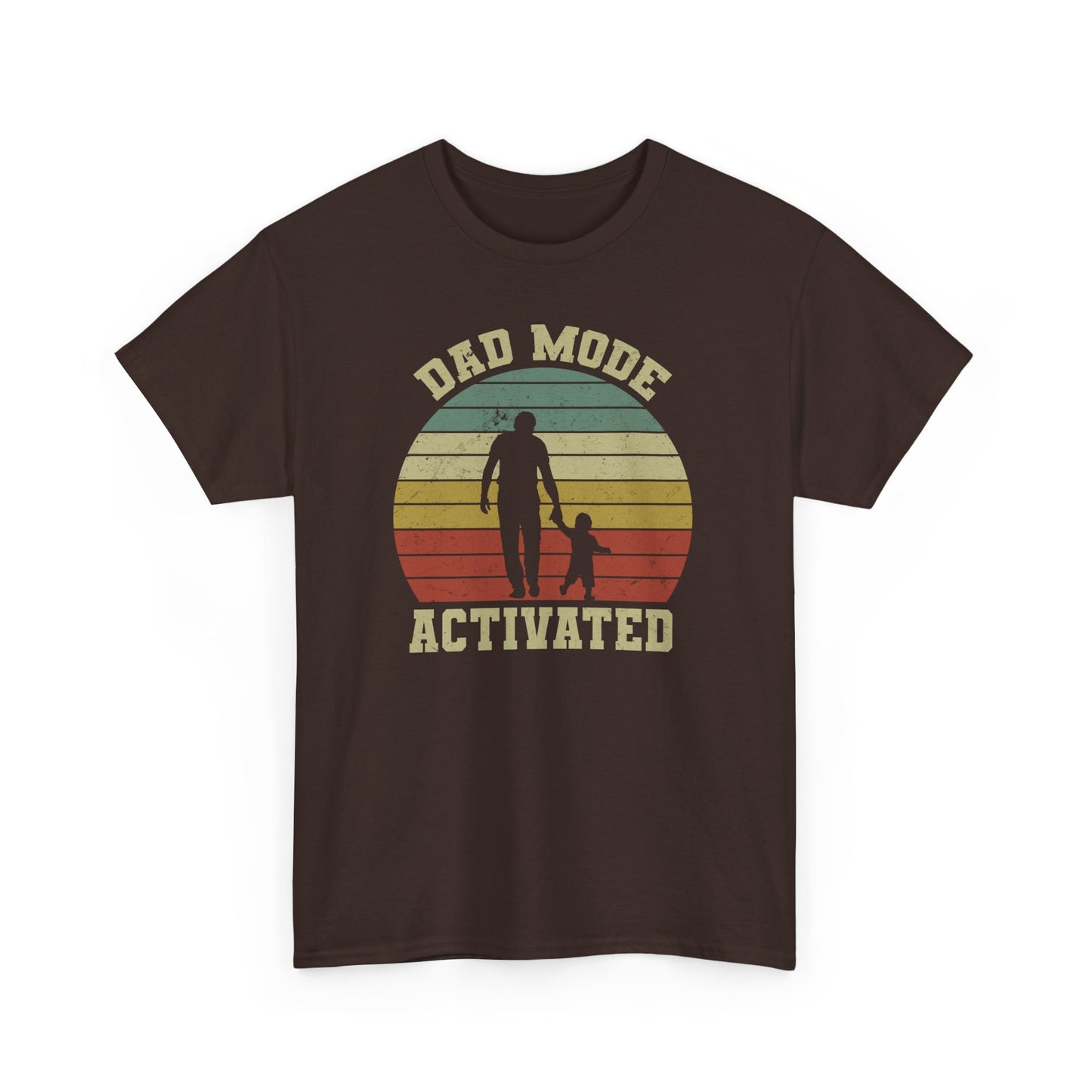Dark Chocolate Dad Mode Activated T-shirt For young dads BimBangDesign