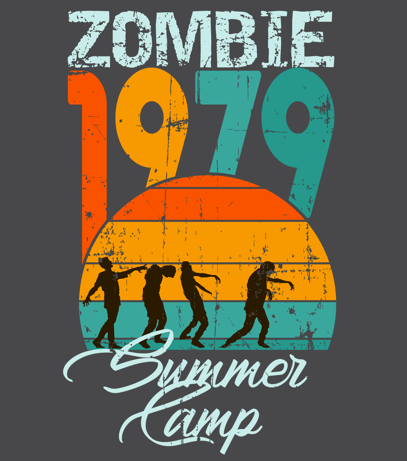 1979 Zombie Summer Camp Hoodie Details BimBangDesign