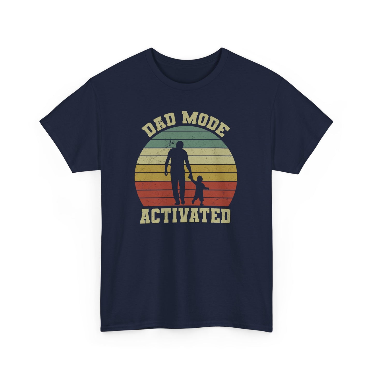 Navy version Dad Mode Activated T-shirt For young dads BimBangDesign