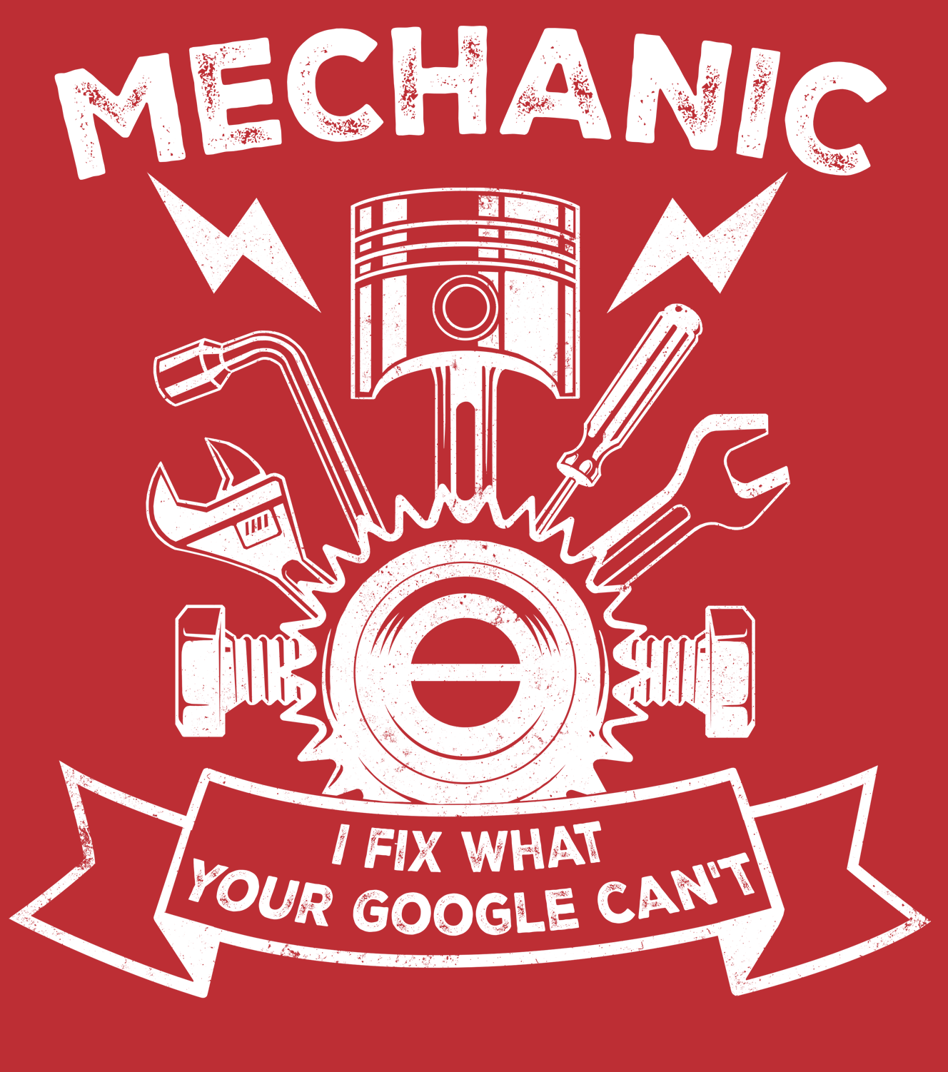 Funny mechanic t-shirt Details I Fix What your Google Can't BimBangDesign