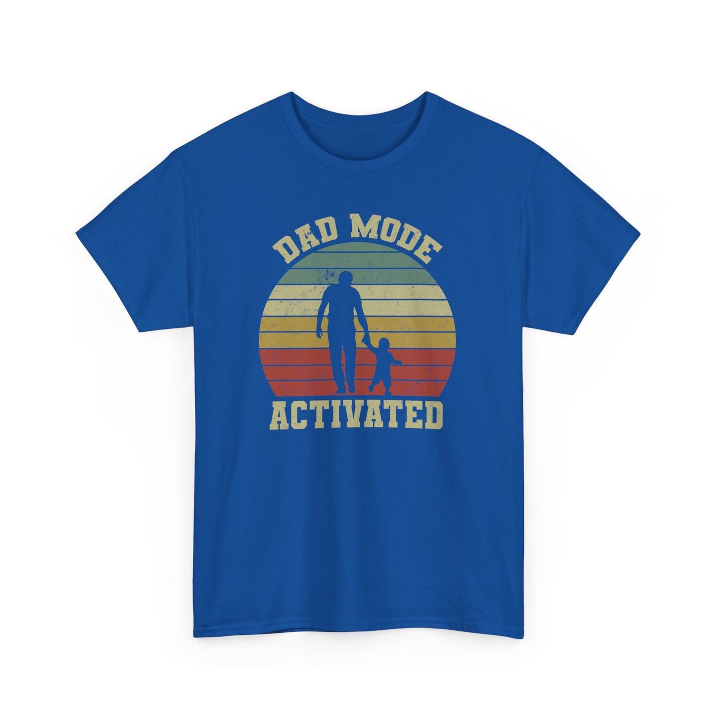 Royal Blue Dad Mode Activated T-shirt For young dads BimBangDesign