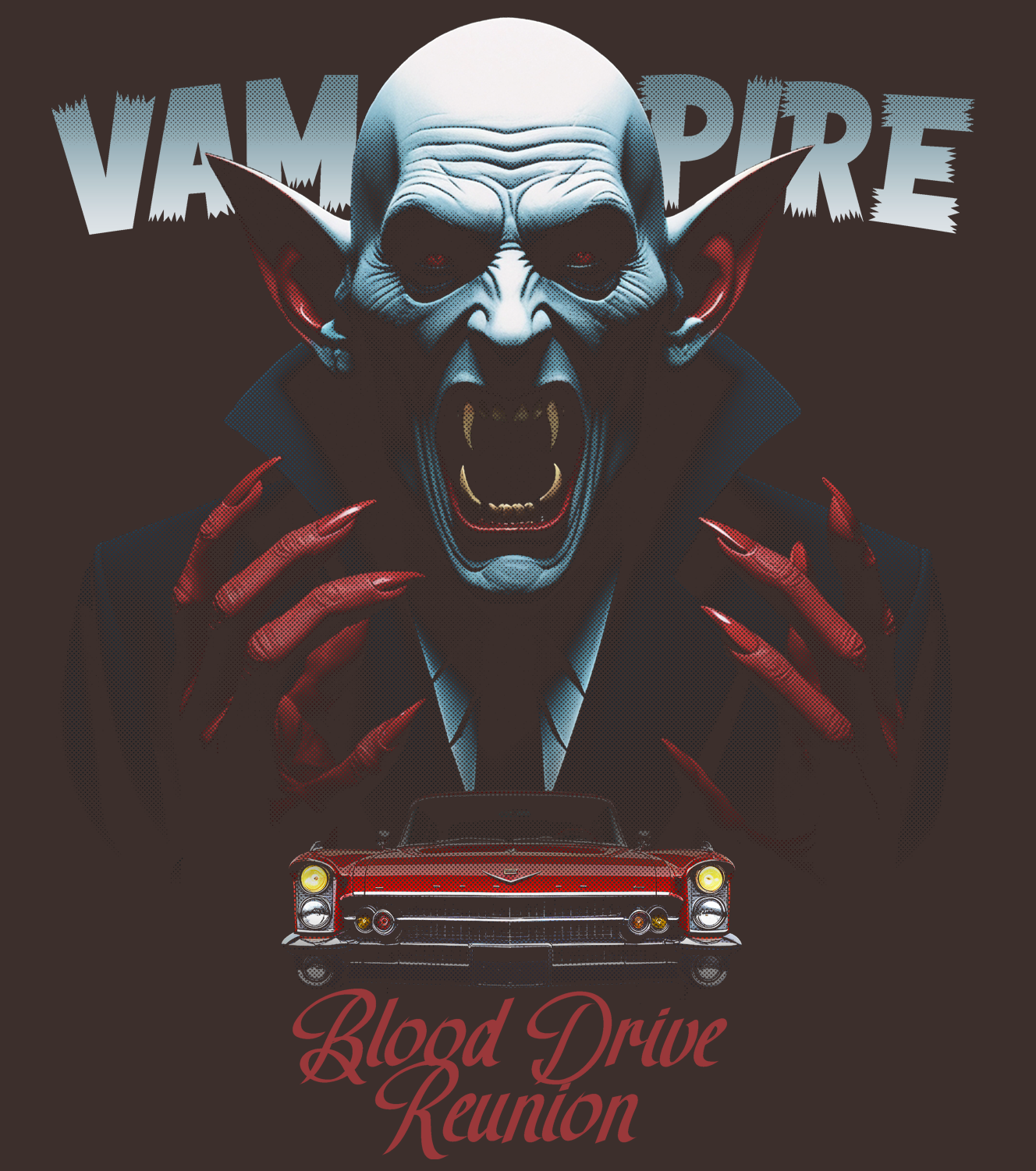 Blood Drive Reunion Sweatshirt Details BimBangDesign