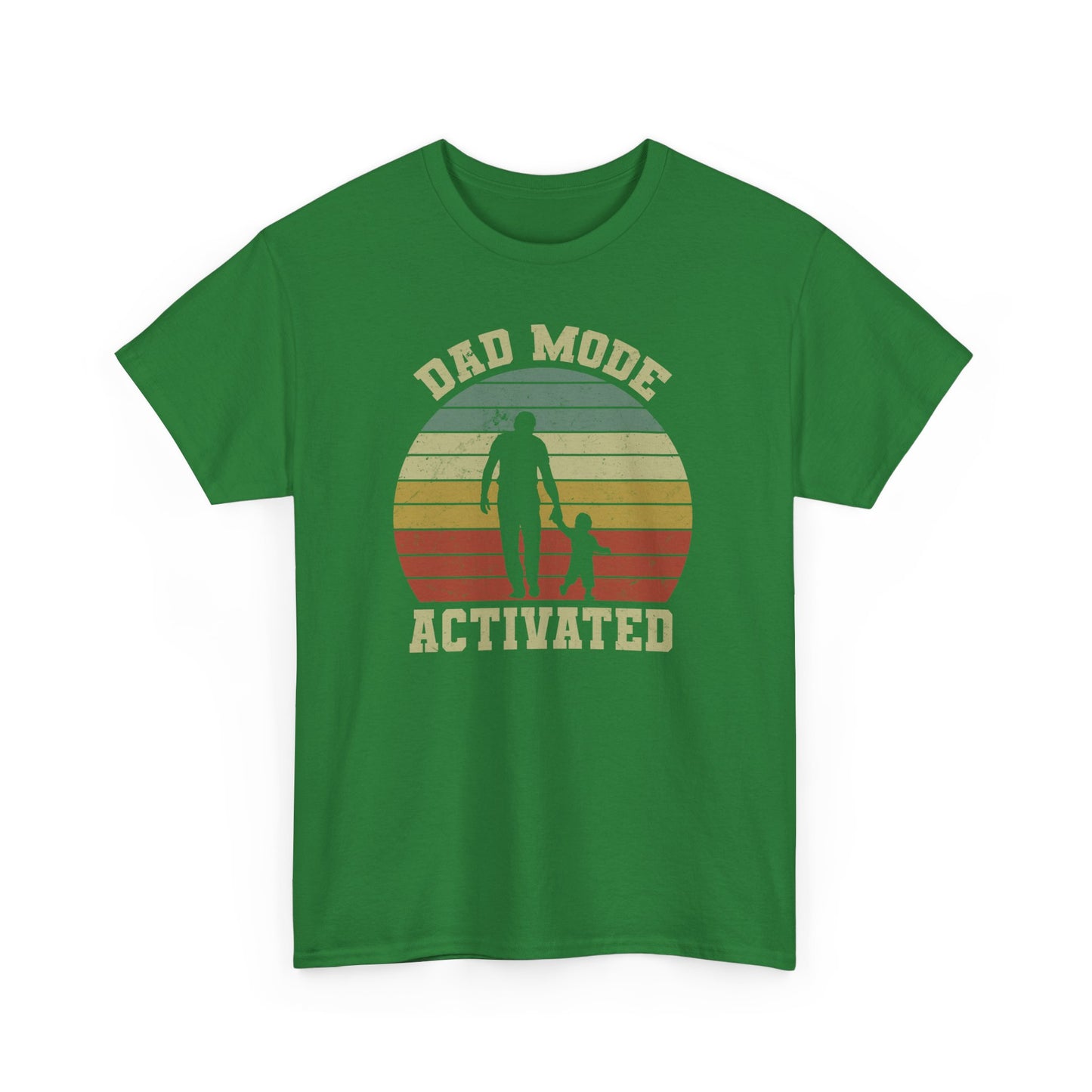 Turf Green Dad Mode Activated T-shirt For young dads BimBangDesign