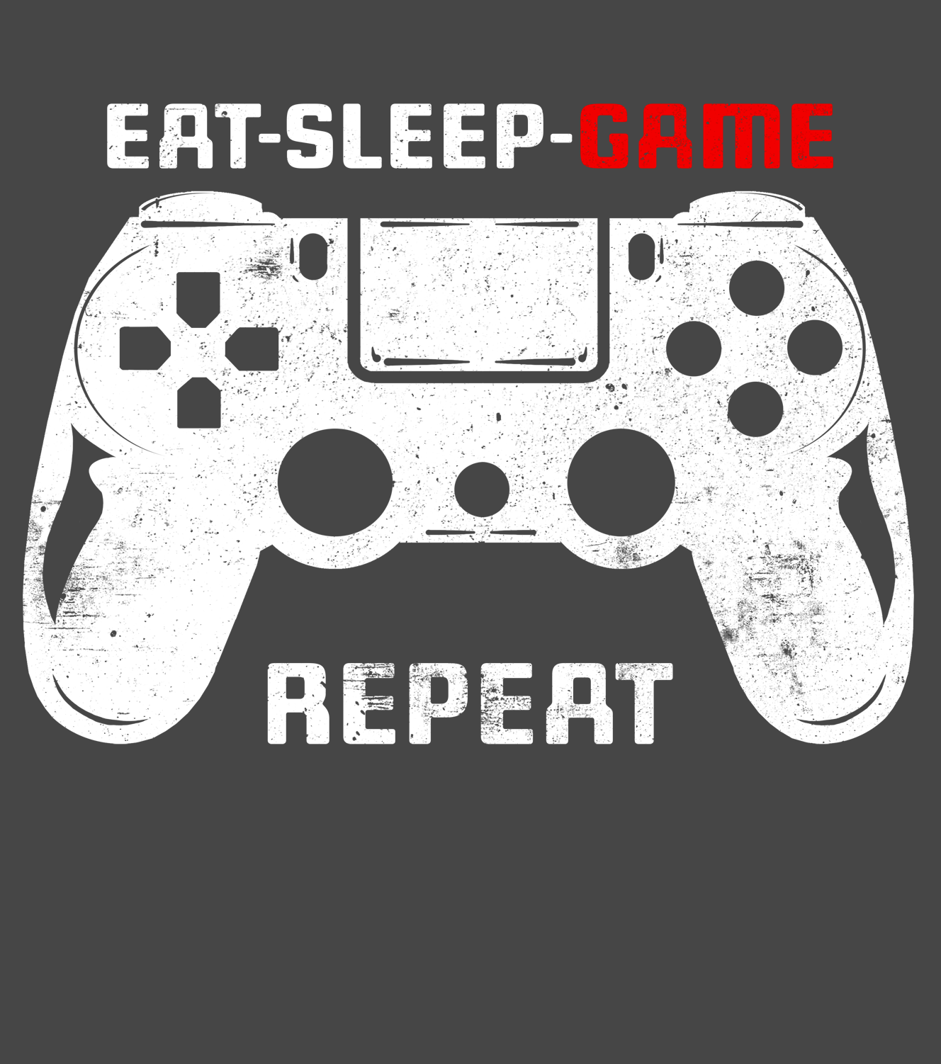 Gamer T-shirt Eat Sleep Game Repeat Details BimBangDesin