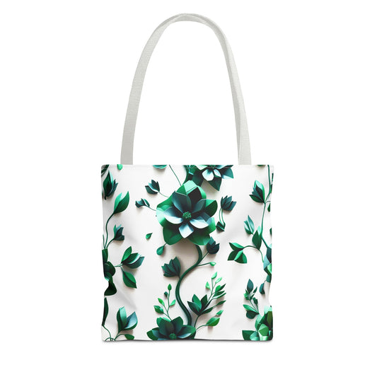 Elegant Floral Pattern Tote Bag - Stylish Eco-Friendly