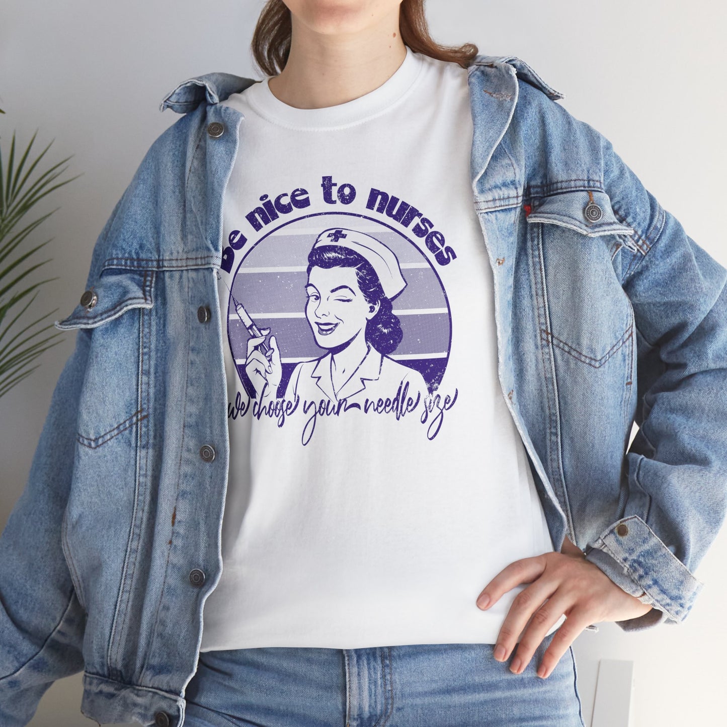 Be Nice to Nurses - Unisex Tee