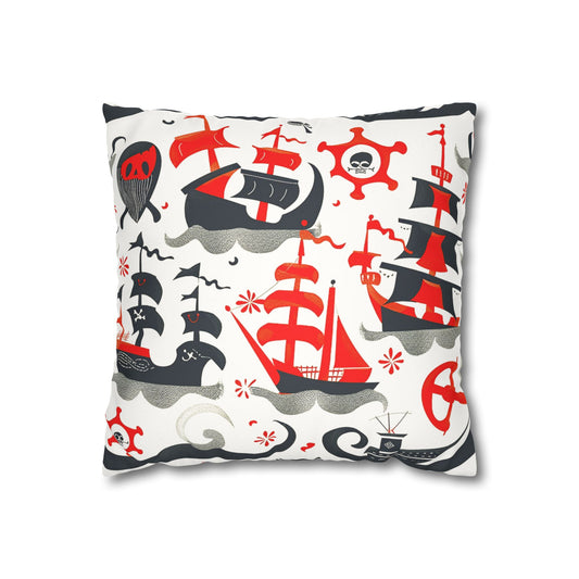 Pirates - Faux Suede Pillowcase