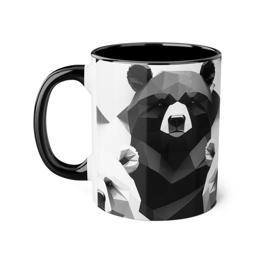 Geometric Bear Coffee Mug