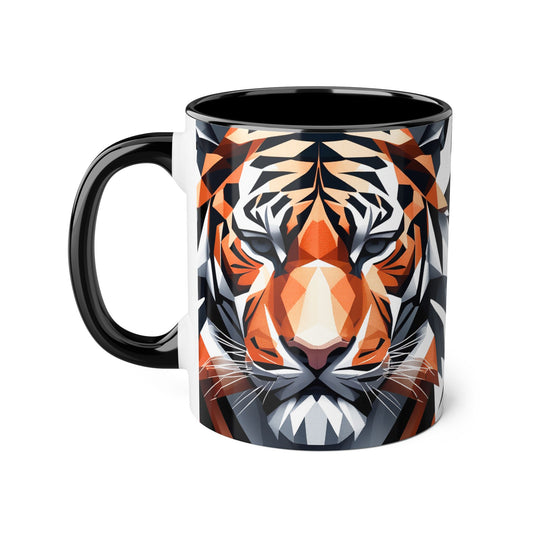 Geometric Tiger Coffee Mug