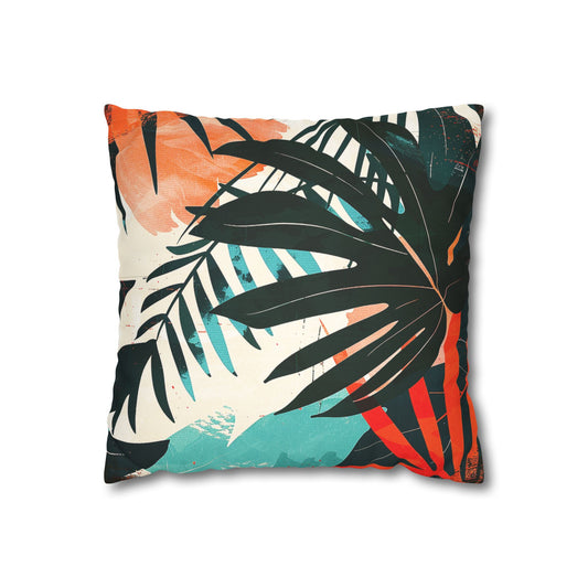 Tropical - Faux Suede Pillowcase